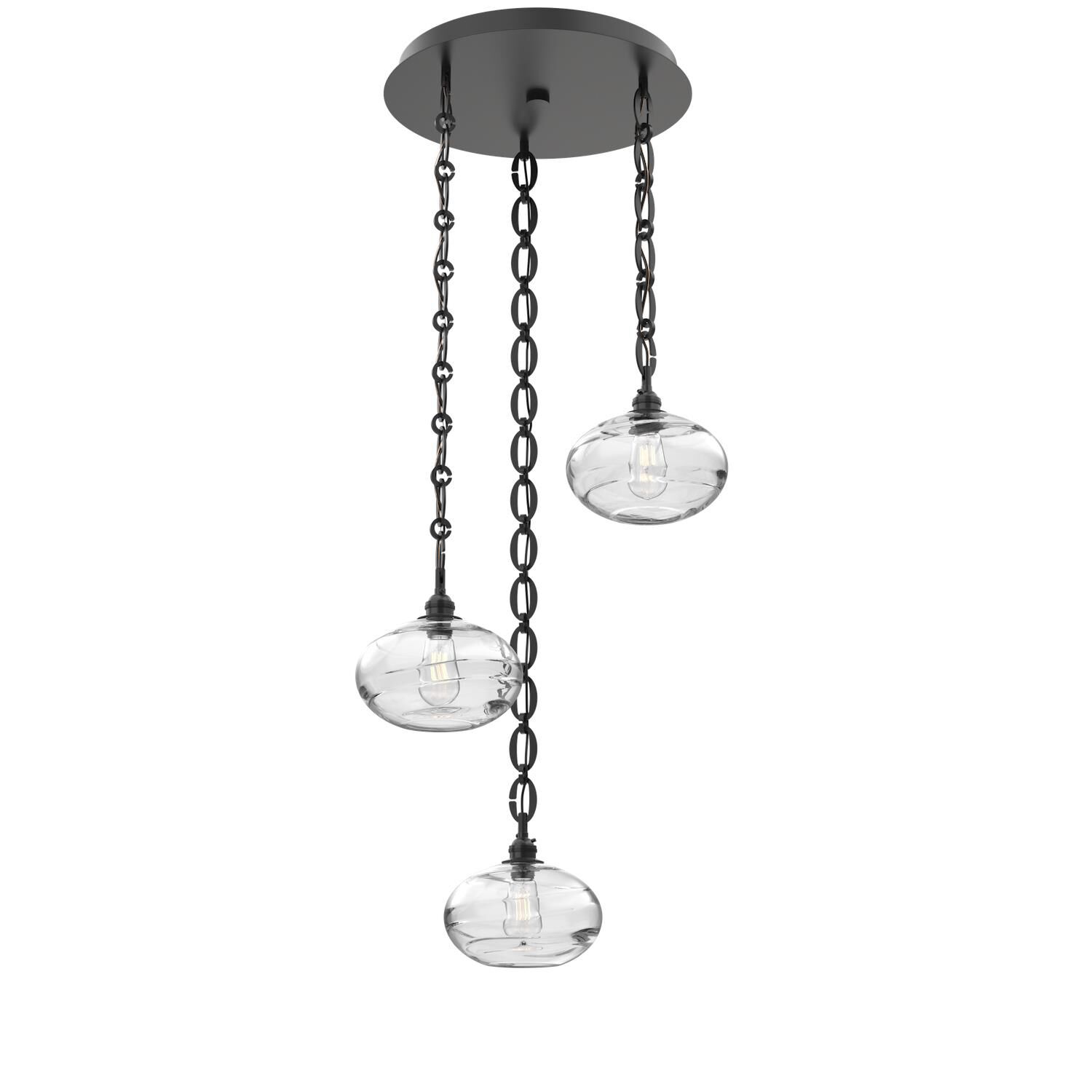 Levi Wilson Coppa 20 Inch Multi Light Pendant by Hammerton Studio
