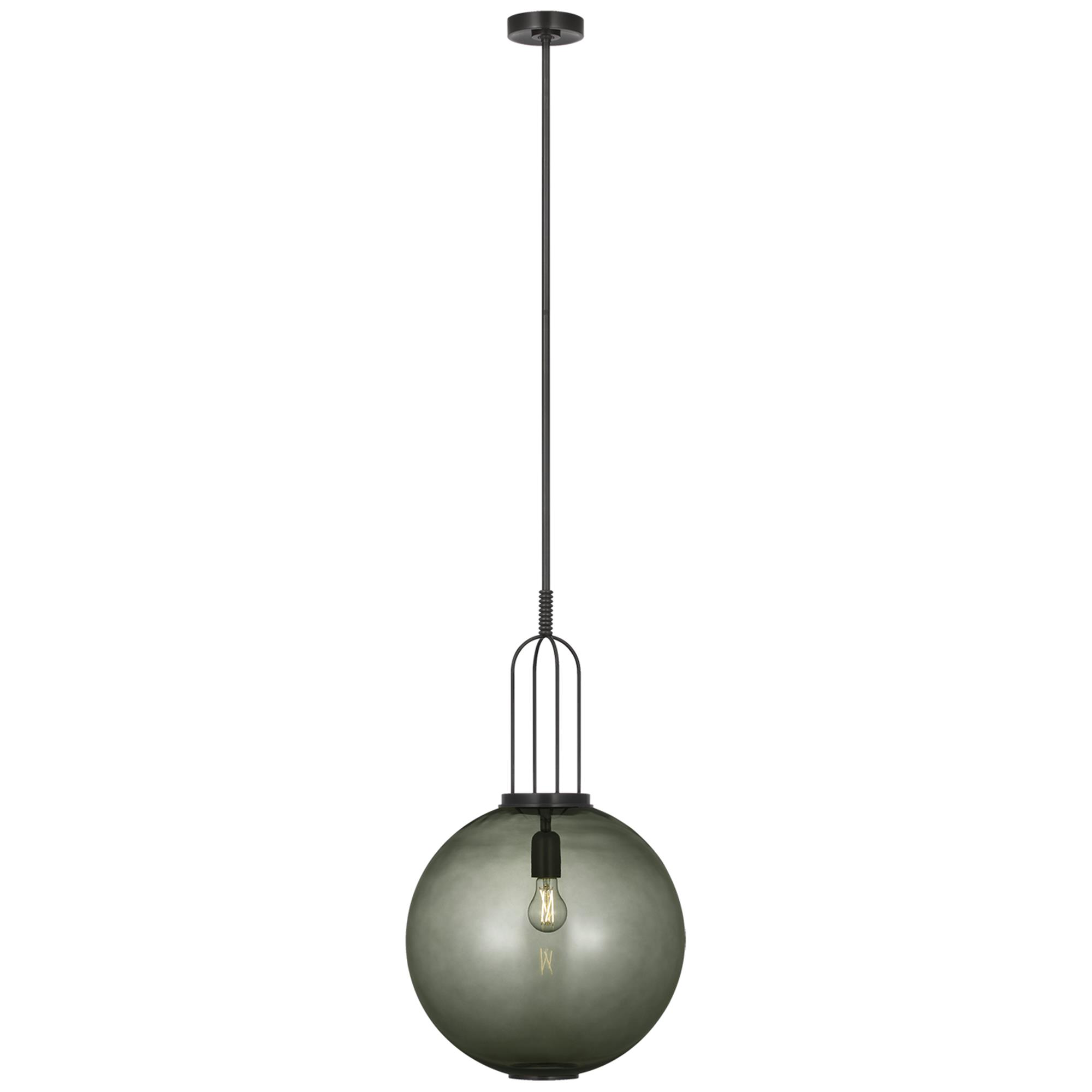 Shown in Bronze finish and Smokey glass