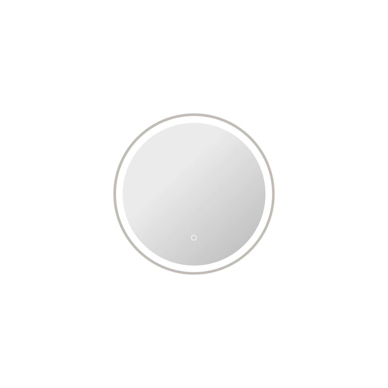 Harmoni 24 Inch Round LED Lighted Mirror by Elegant Decor