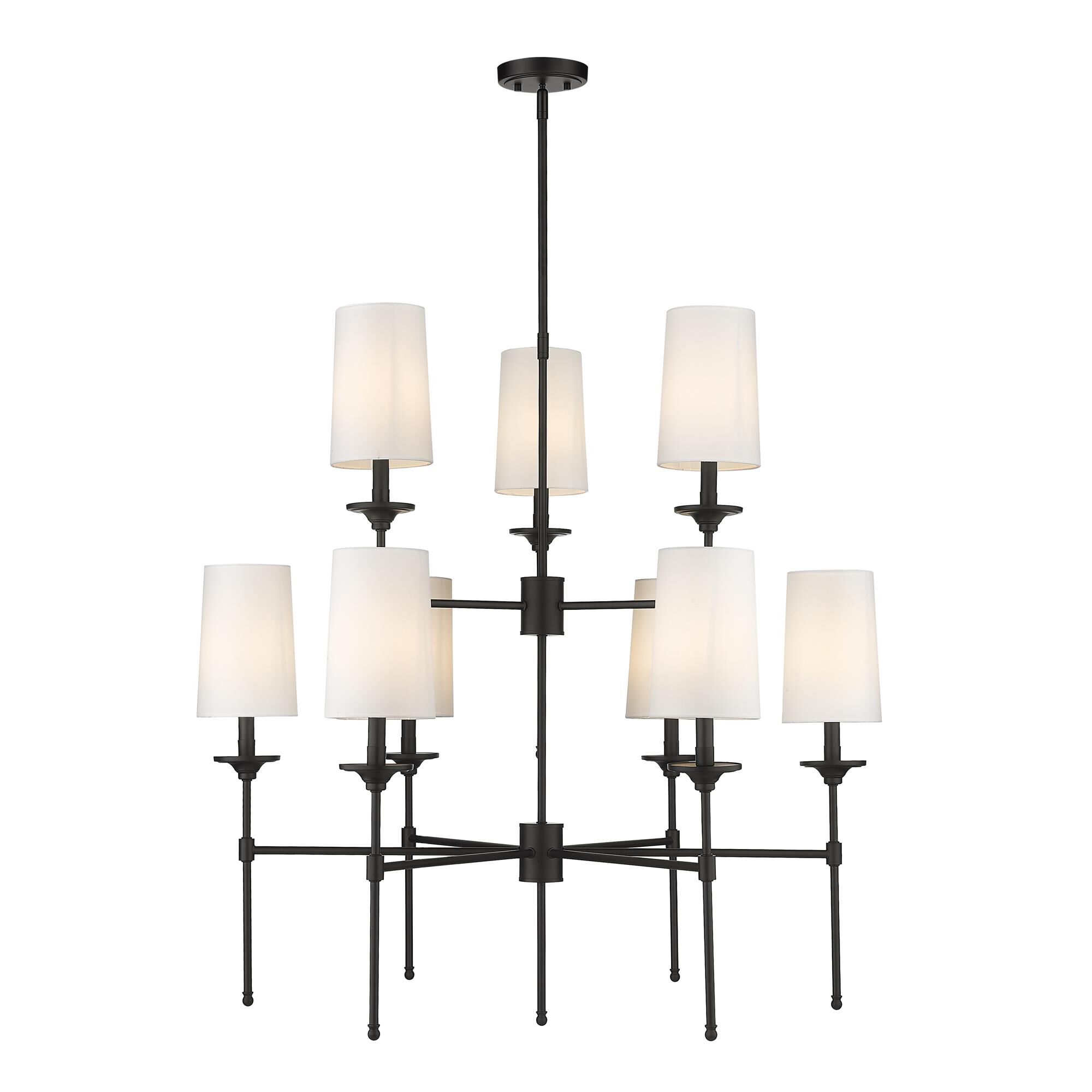 Emily 38 Inch 9 Light Chandelier by Z-Lite