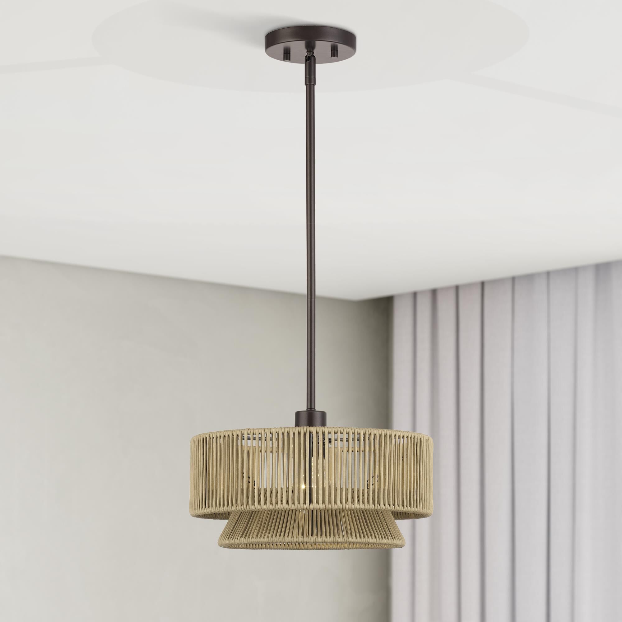 Florell 13 Inch Large Pendant by Livex Lighting