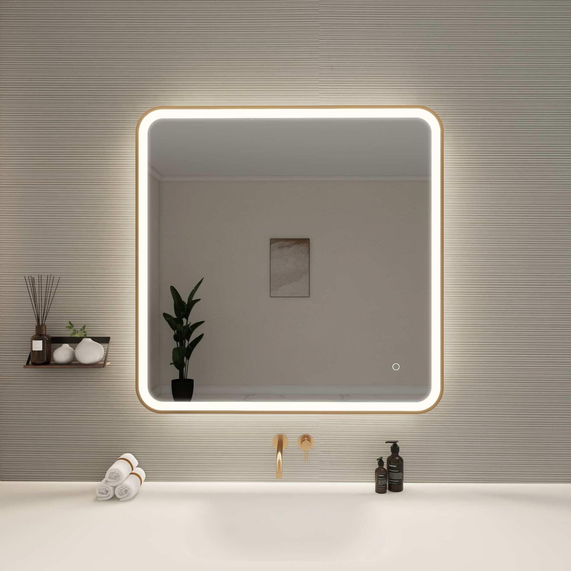 Harmoni 36 Inch LED Lighted Mirror,