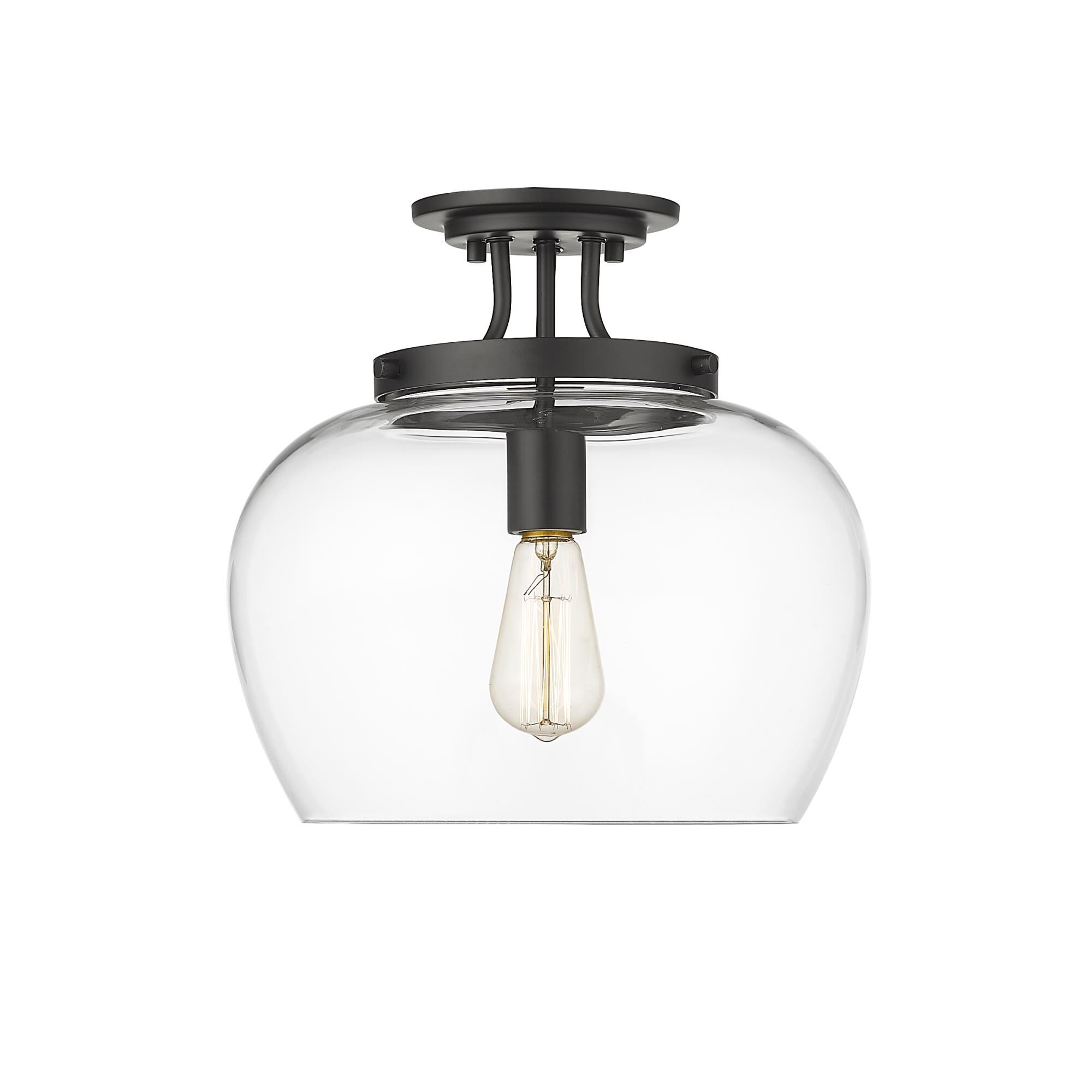 Joliet 13 Inch 1 Light Semi Flush Mount by Z-Lite