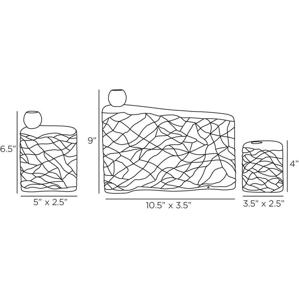 Hesner 7 Inch Candle Holder by Arteriors Home