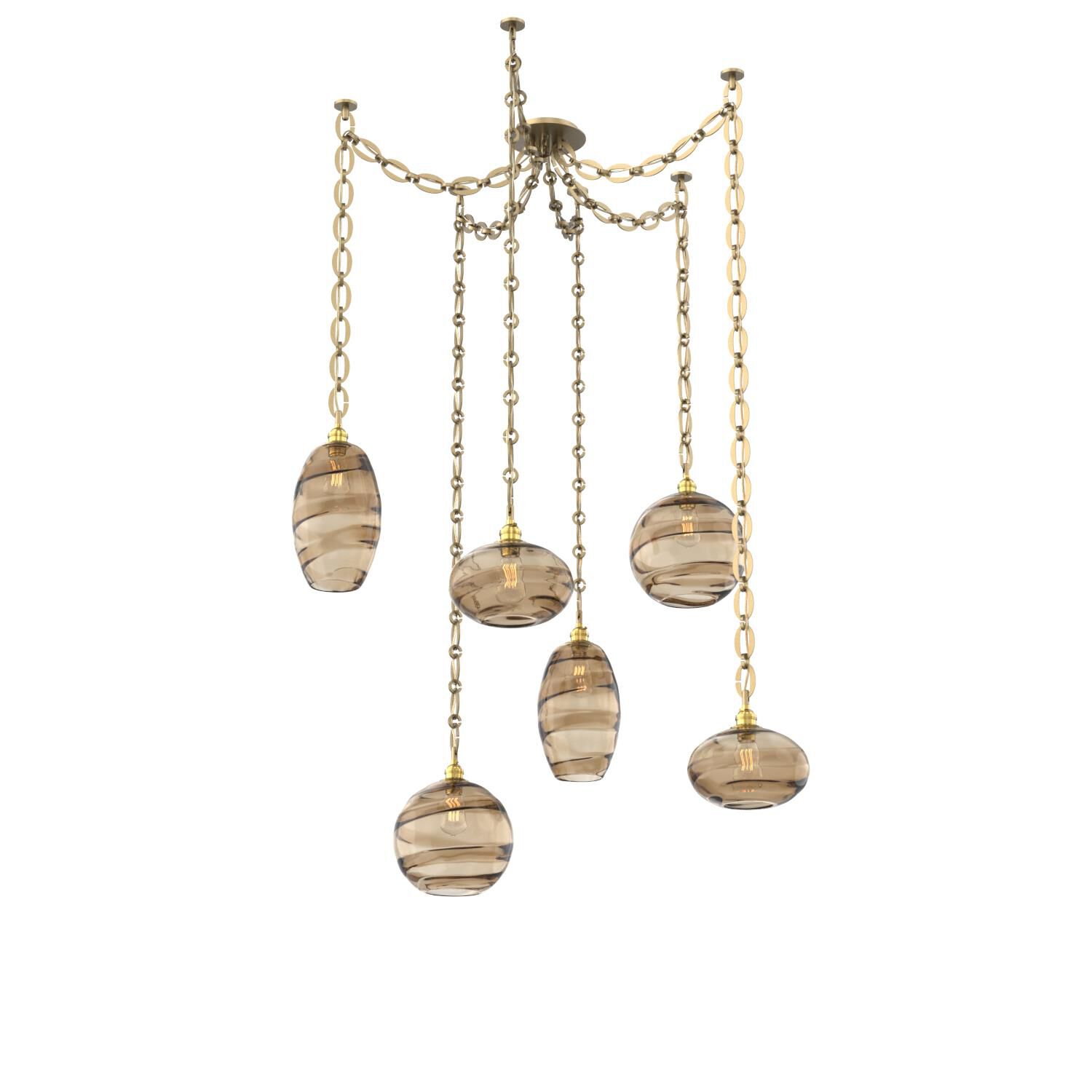 Levi Wilson Misto 16 Inch Multi Pendant Light by Hammerton Studio