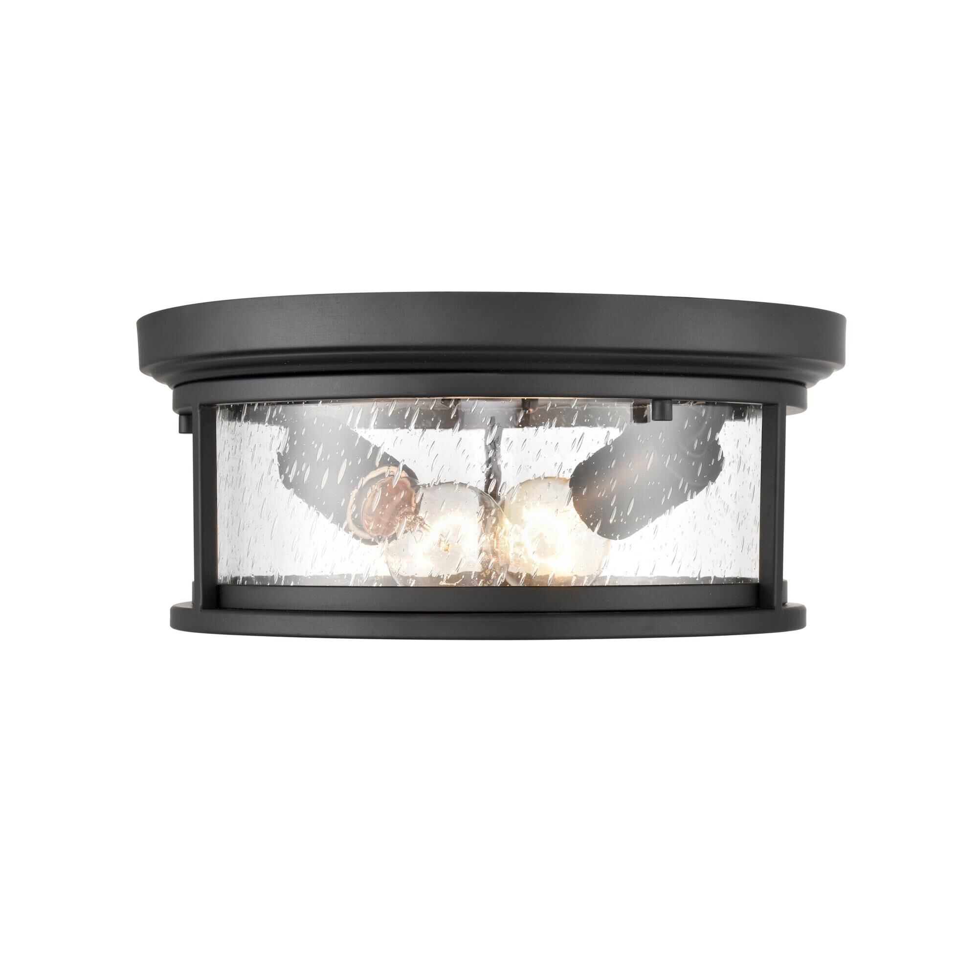 Bresley 12 Inch 2 Light Outdoor Flush Mount by Millennium Lighting