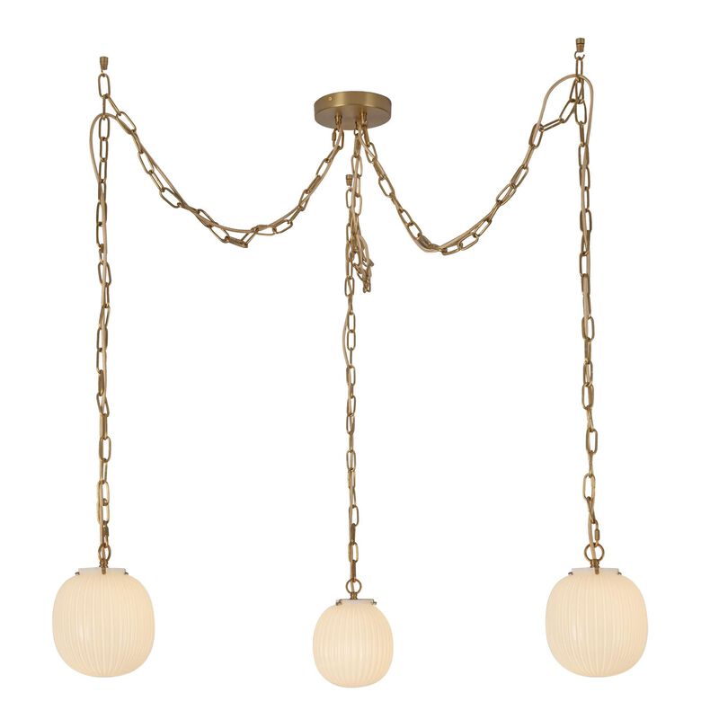 Peyton Fox Cherise 7 Inch 3 Light Multi Light Pendant by Alora Mood