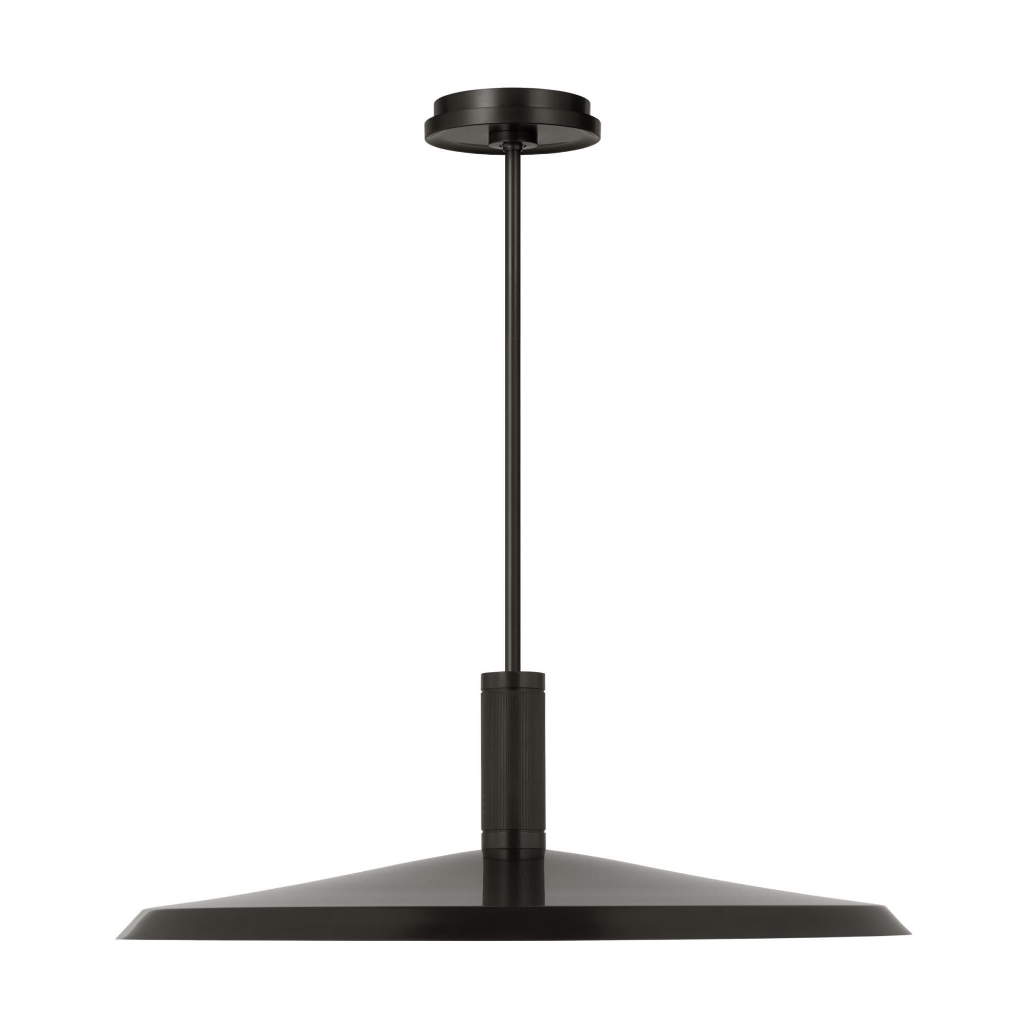 Shown in Bronze and Darkened Brass finish and Bronze and Darkened Brass shade