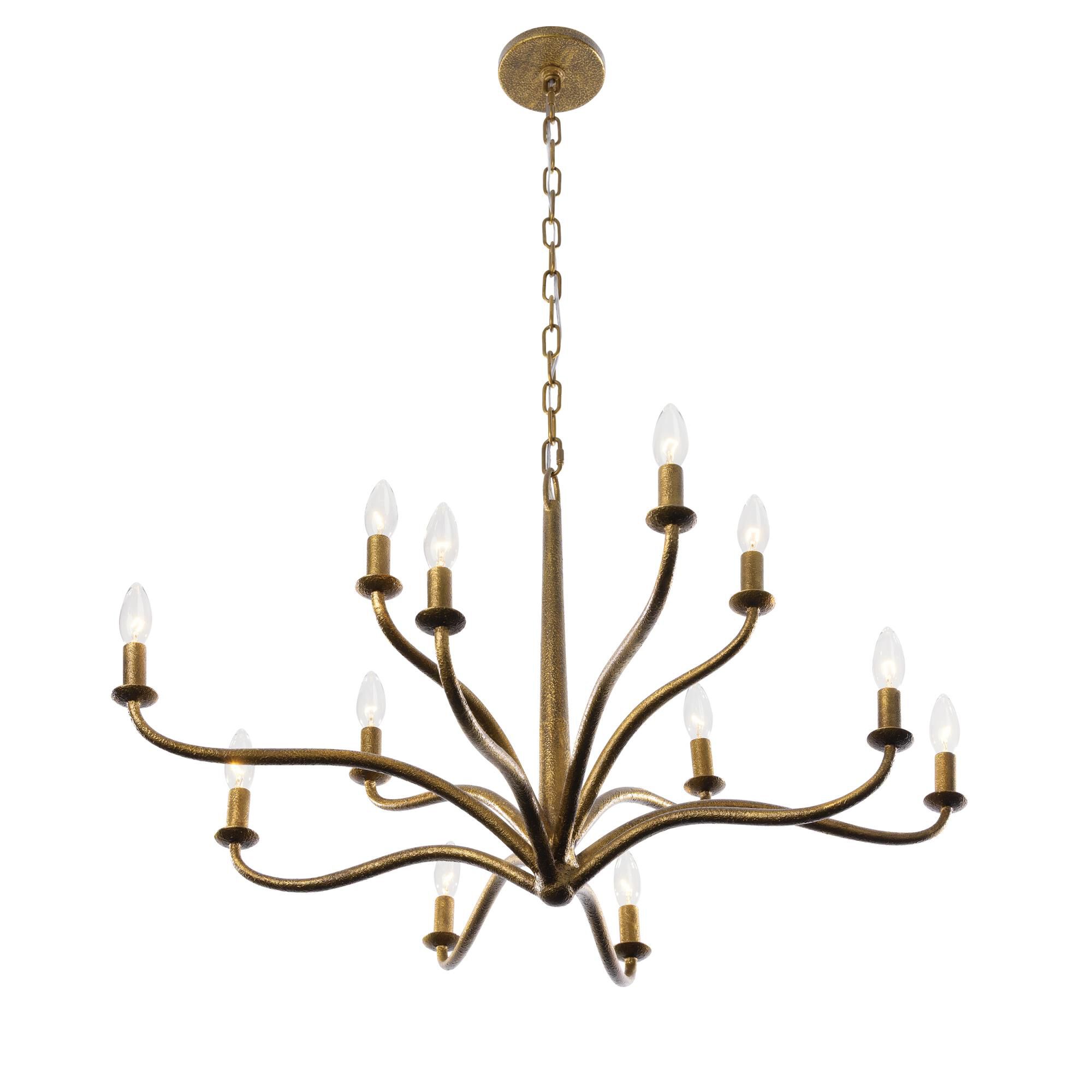 Shown in Textured Dusken Brass finish