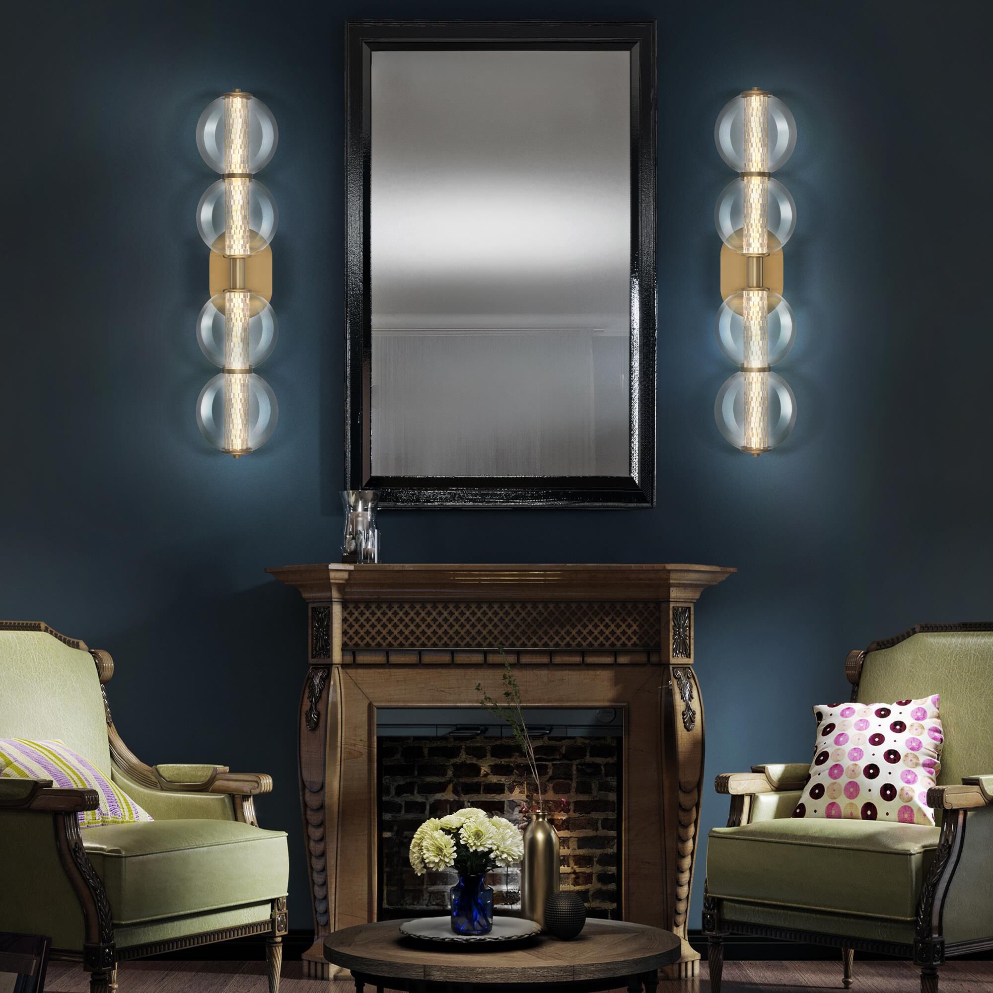 Atomo 30 Inch 4 Light Bath Vanity Light,