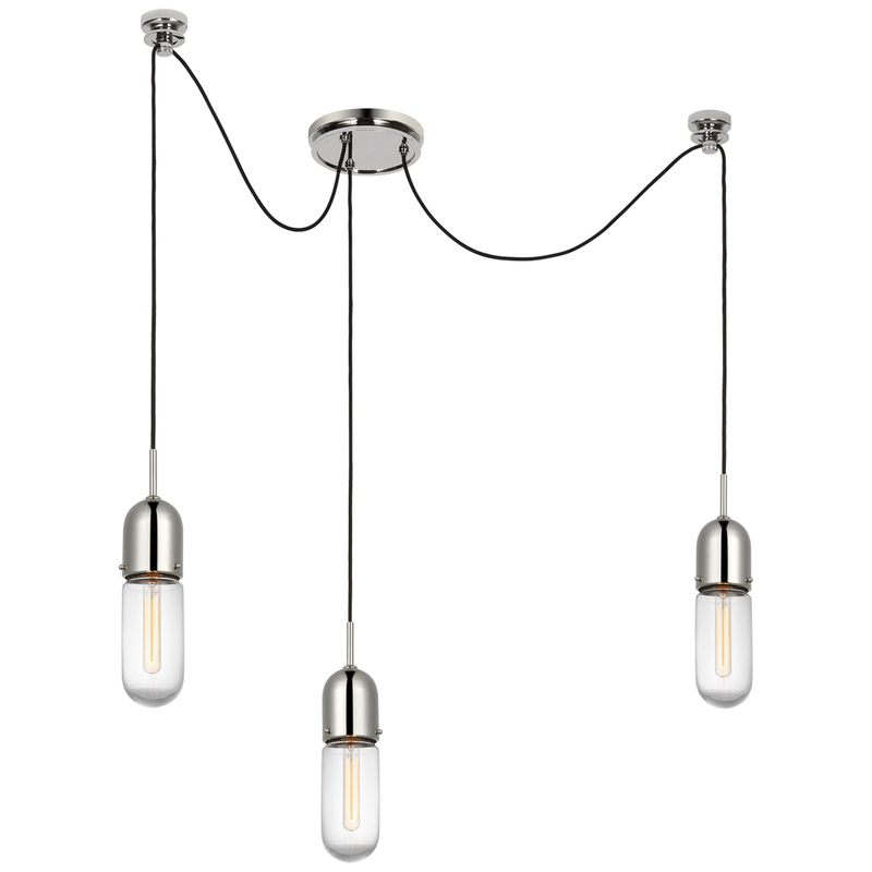 Thomas O'Brien Junio 8 Inch 3 Light LED Multi Light Pendant by Visual Comfort Signature Collection
