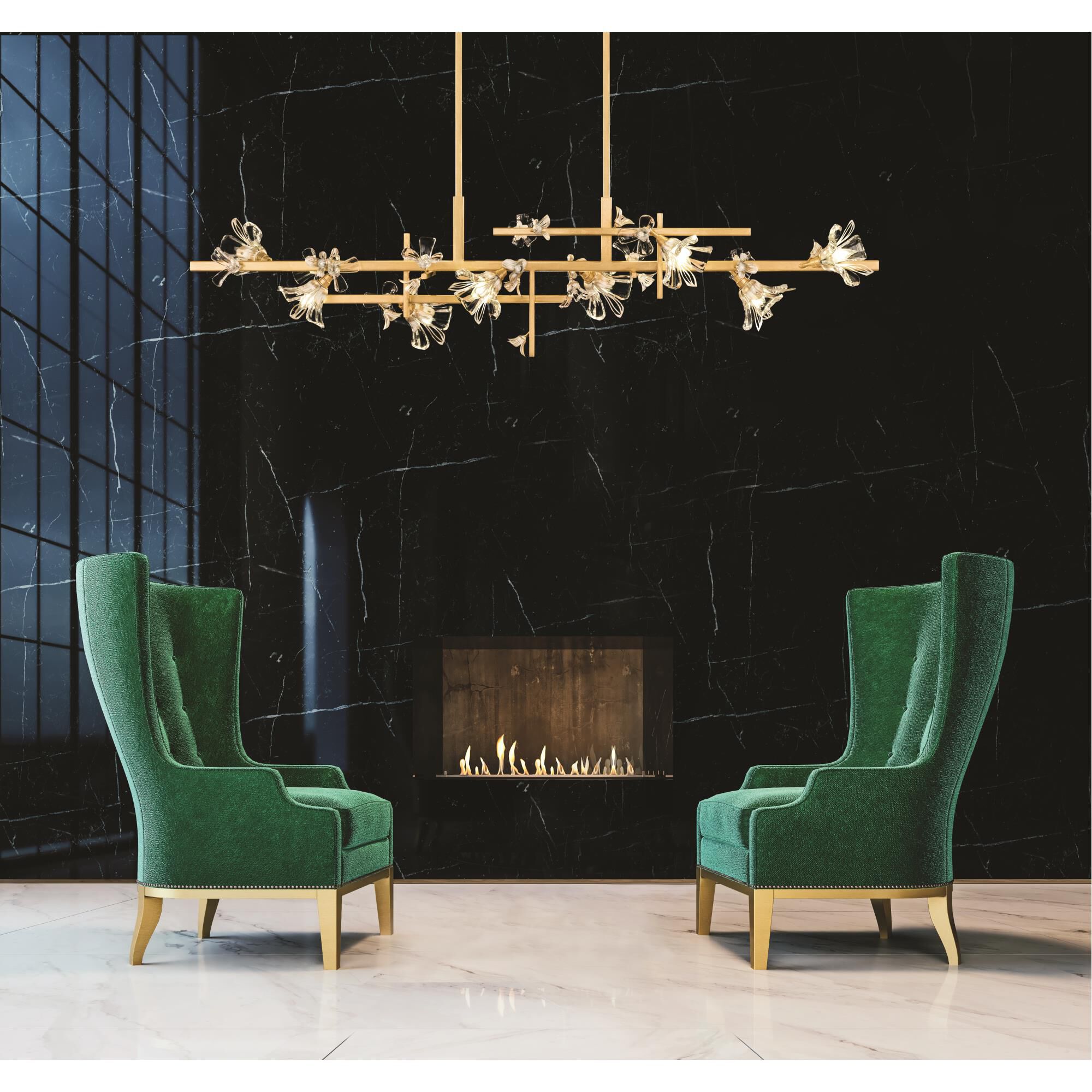 Shown in Gold finish