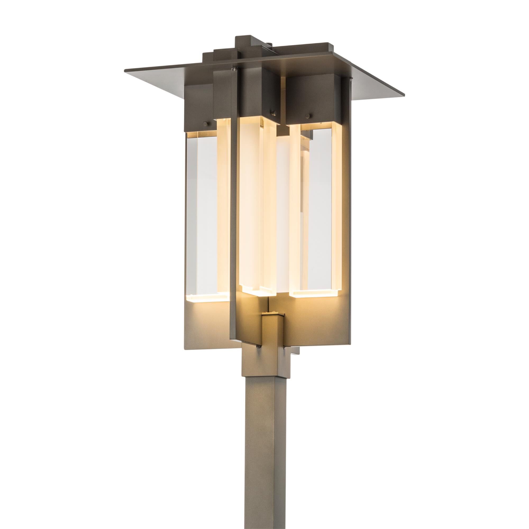Shown in Coastal Burnished Steel finish and Clear  glass