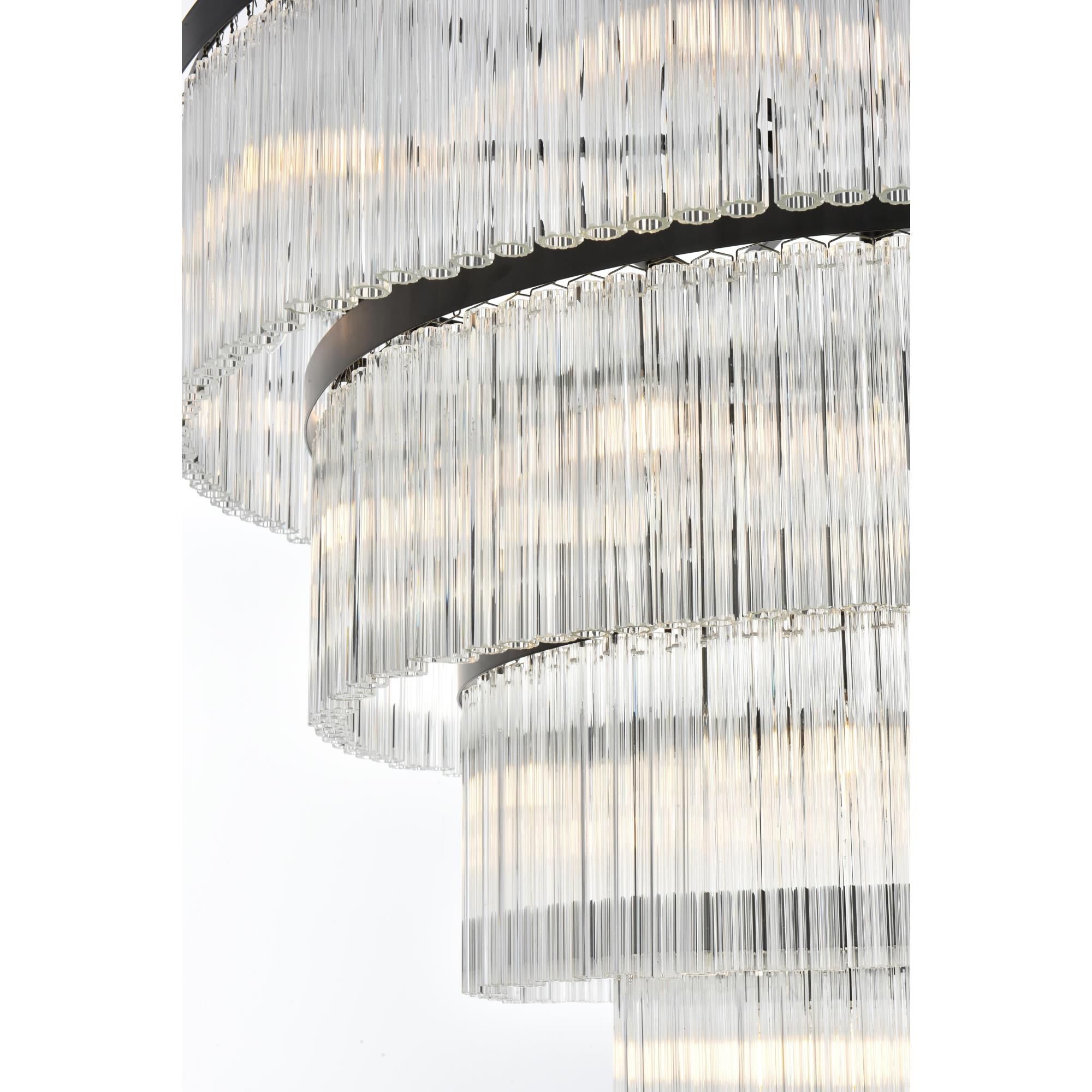 Harlow 40 Inch Chandelier by Elegant Lighting