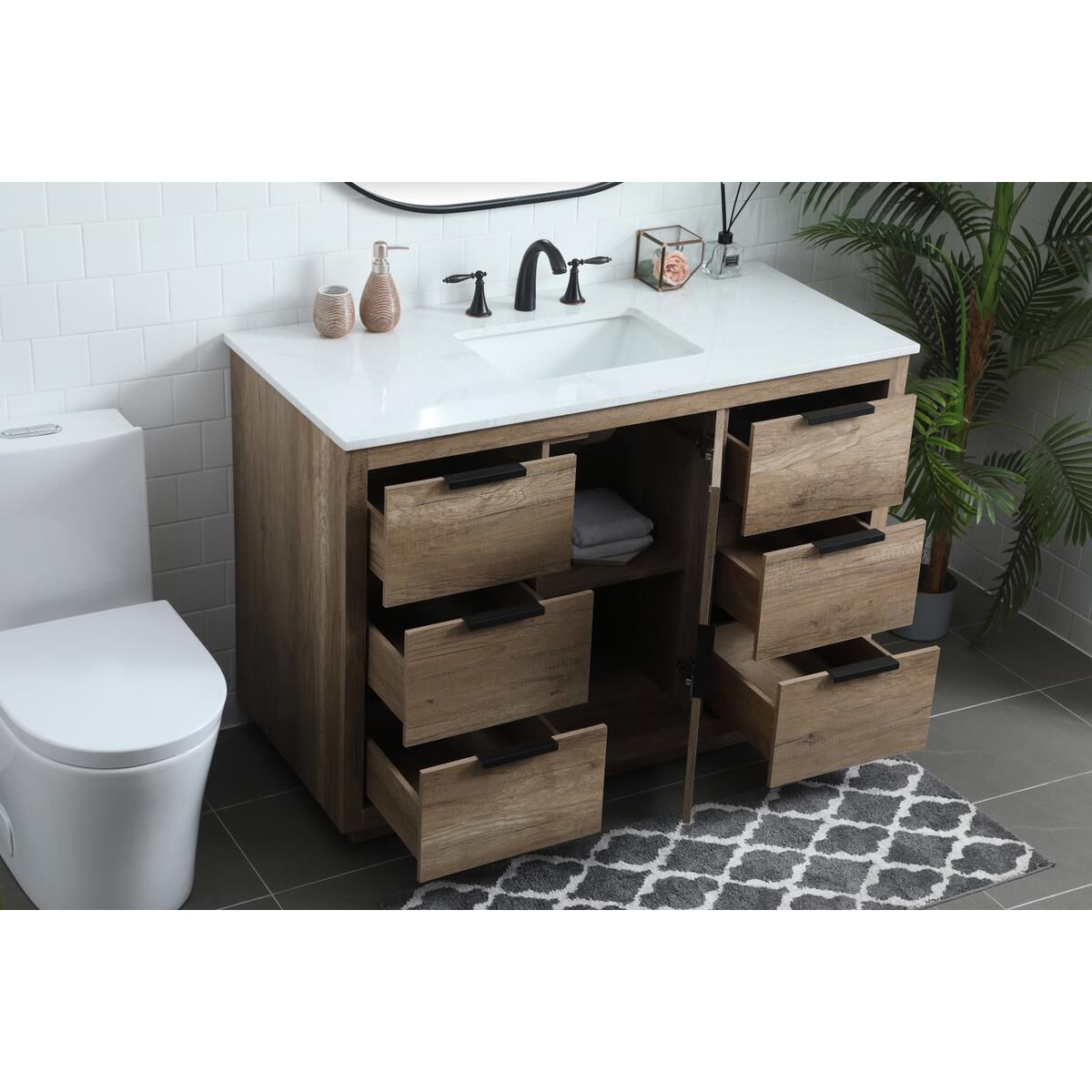 Blake 48 Inch Bath Vanity by Elegant Decor