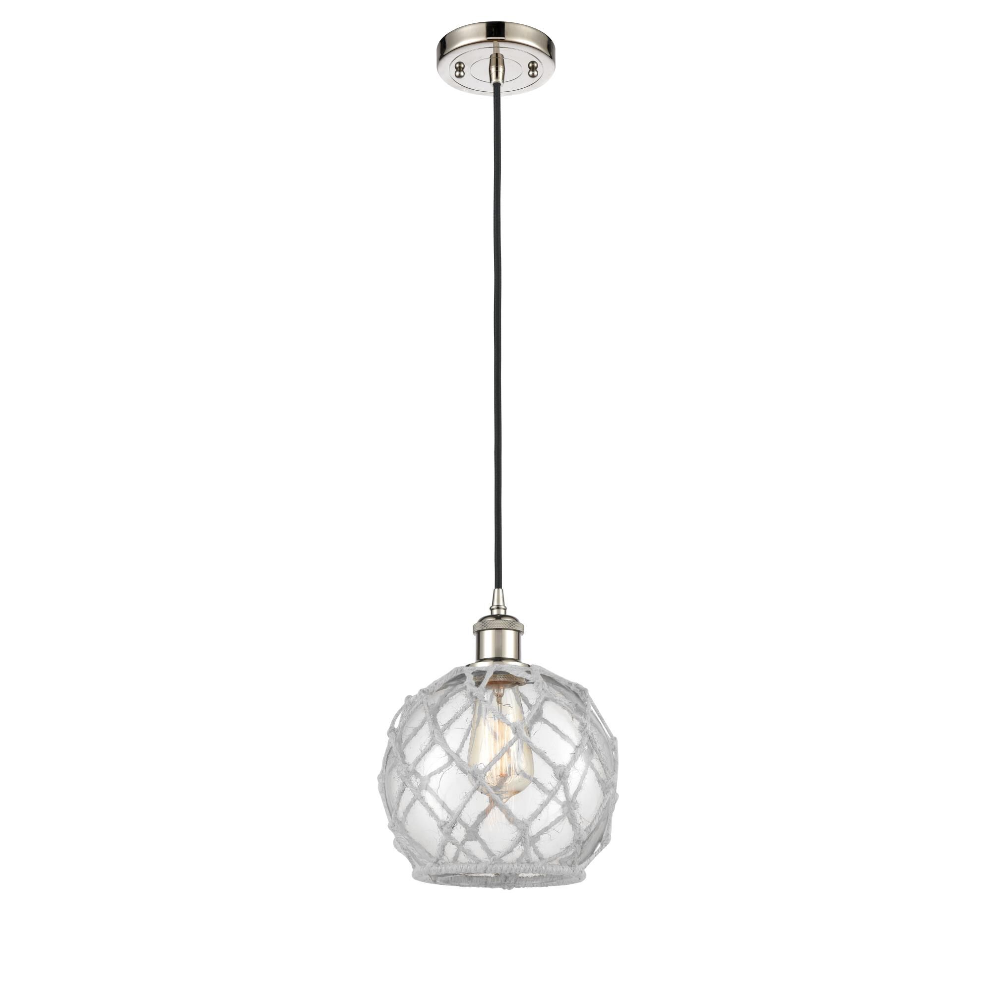 Innovations Lighting Bruno Marashlian Farmhouse Rope 8 Inch Mini Pendant