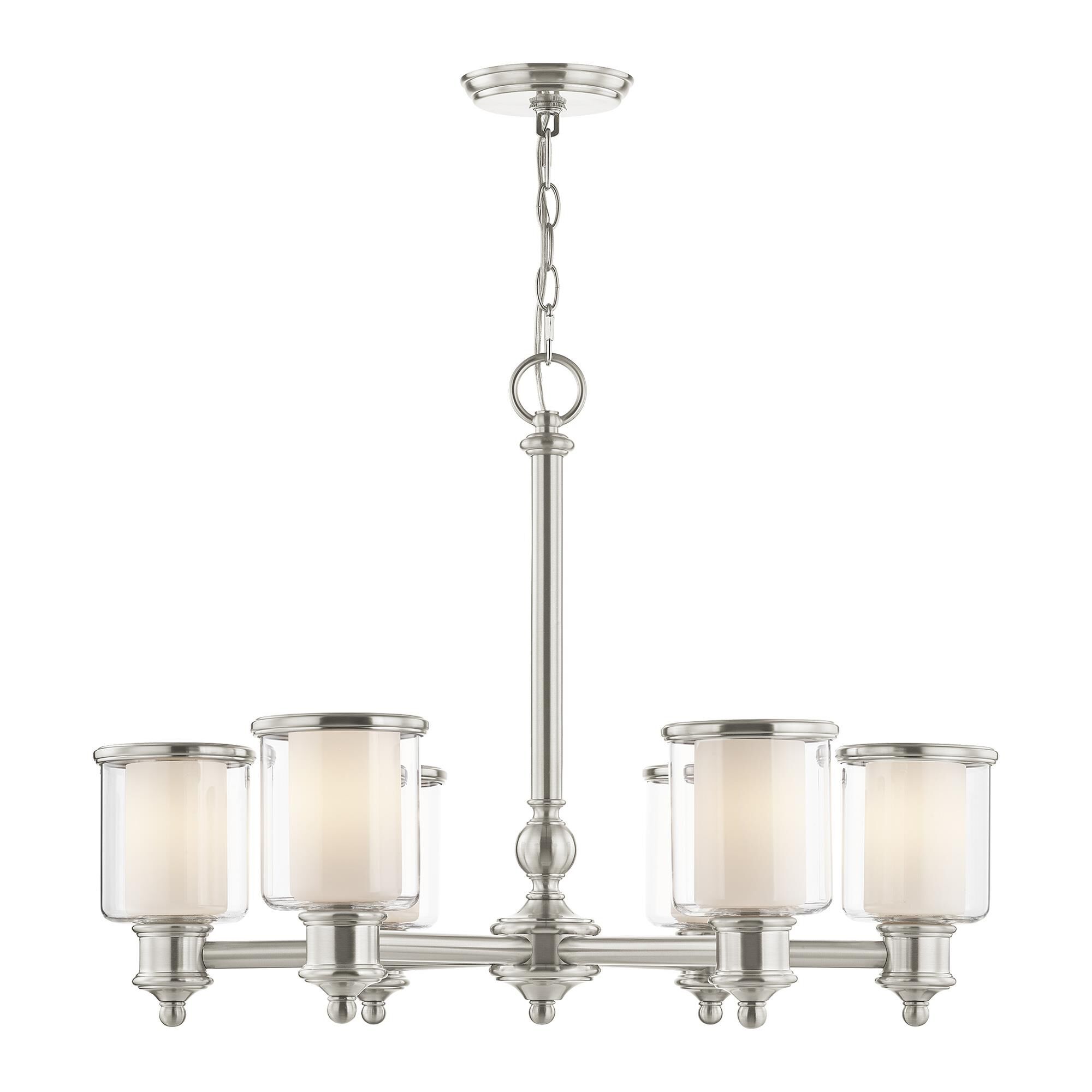 Middlebush 28 Inch 6 Light Chandelier by Livex Lighting