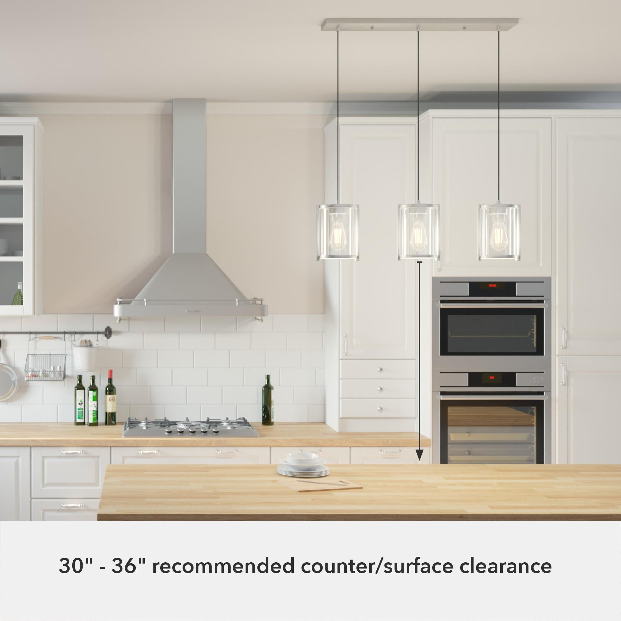 Astwood 28 Inch 3 Light Linear Suspension Light by Hunter Fan