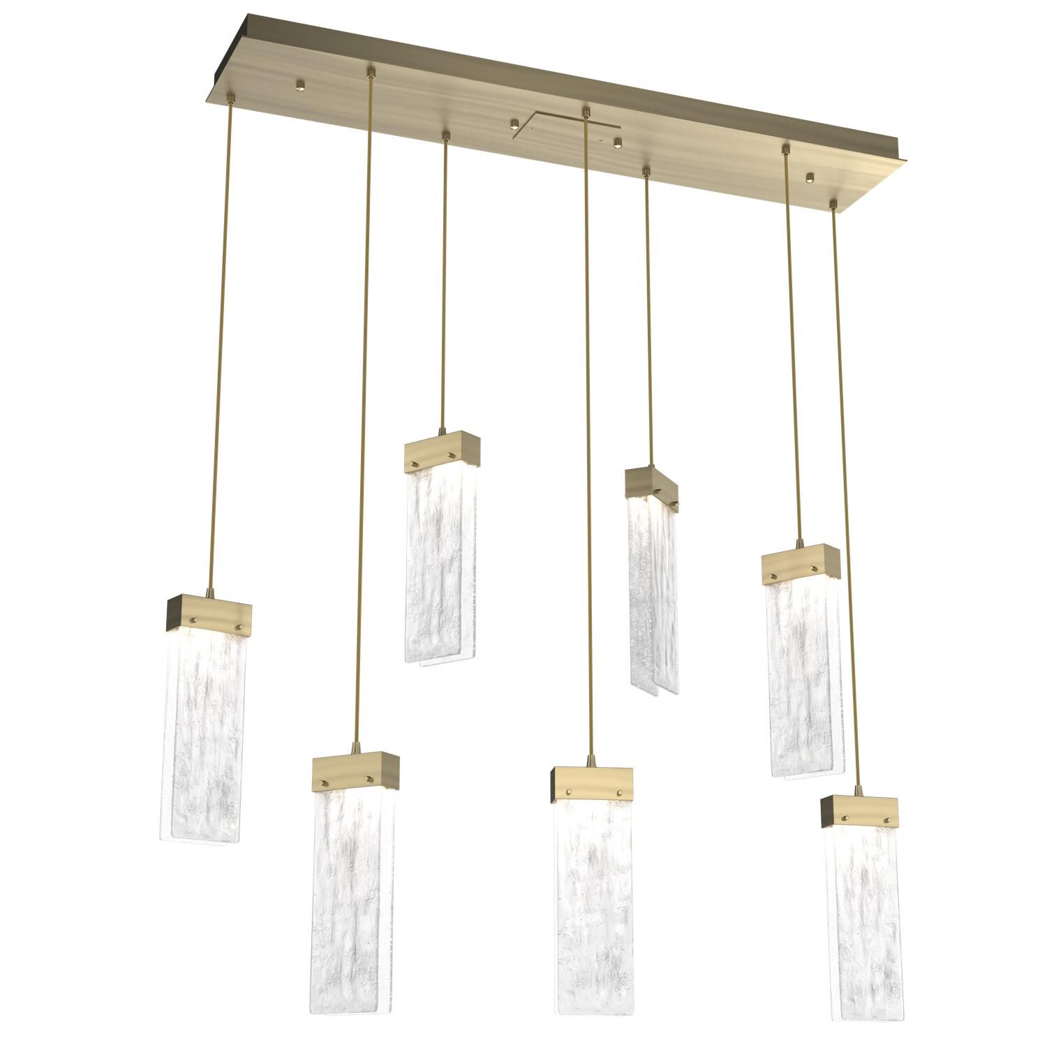 Shown in Heritage Brass finish and Clear Granite glass