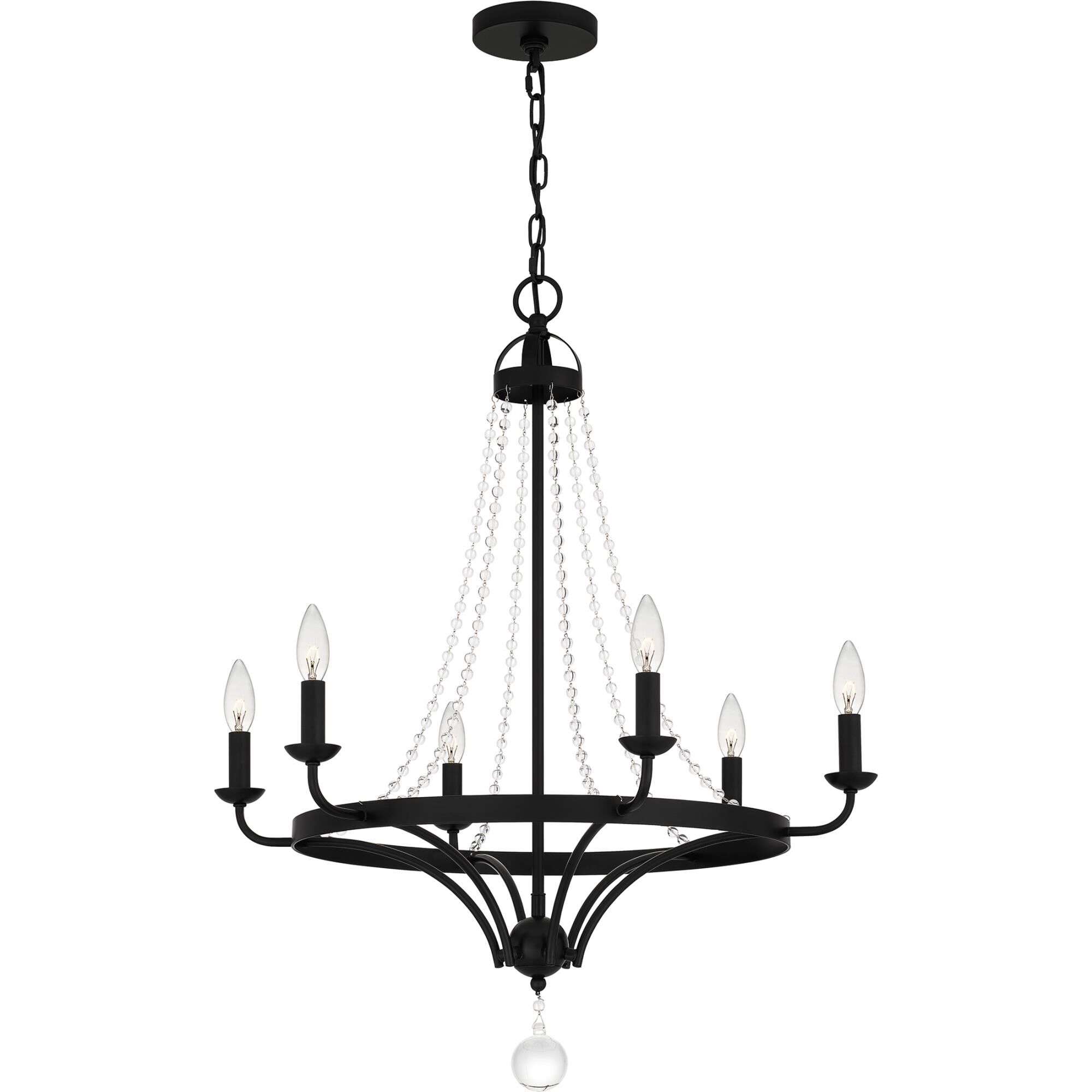 Adelaide 26 Inch 6 Light Chandelier by Quoizel
