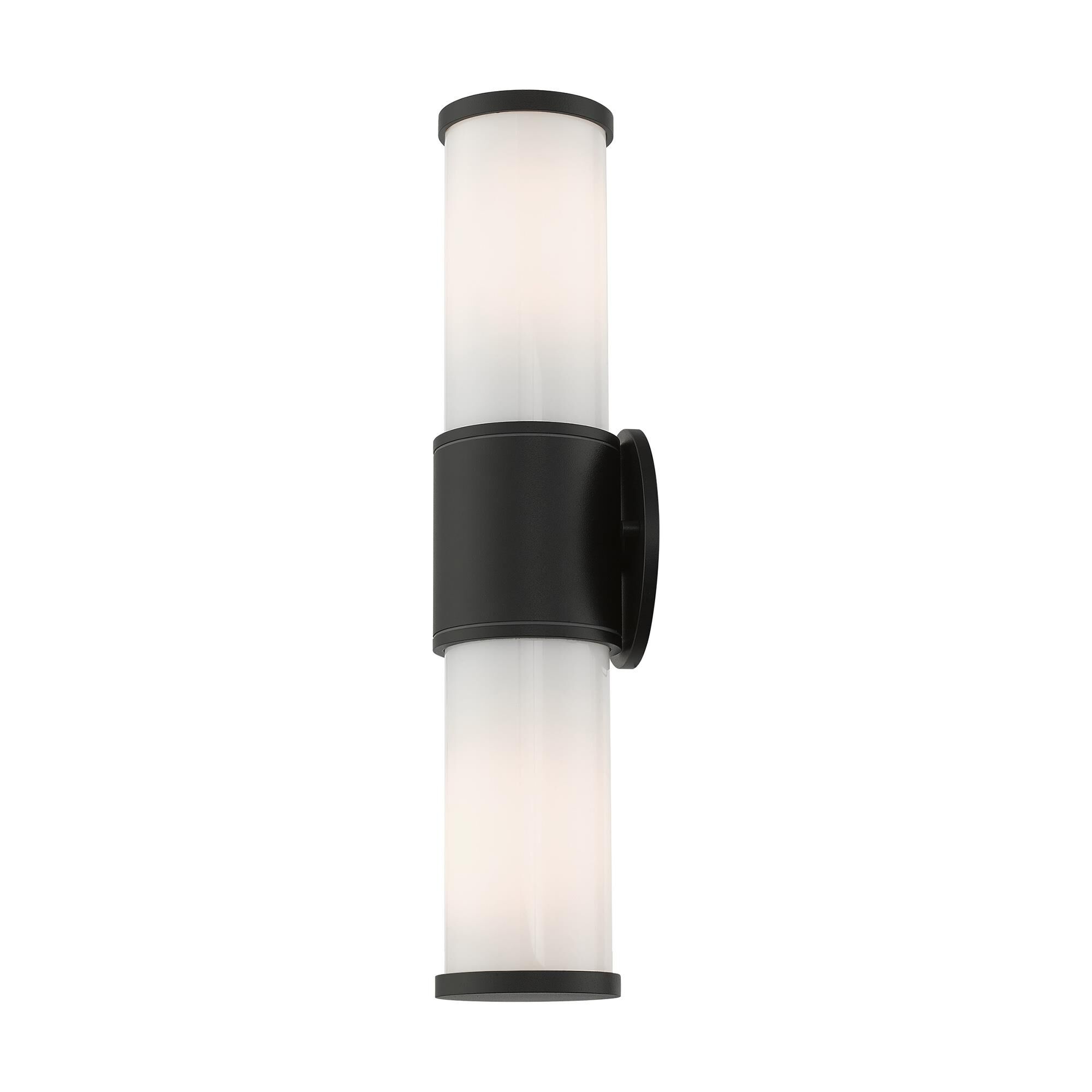Landsdale 4 Inch Tall 2 Light Outdoor Wall Light by Livex Lighting