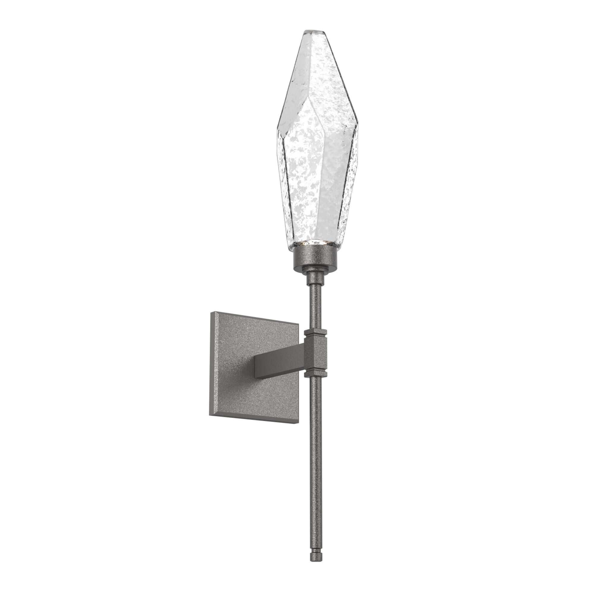 Rock Crystal Wall Sconce by Hammerton Studio