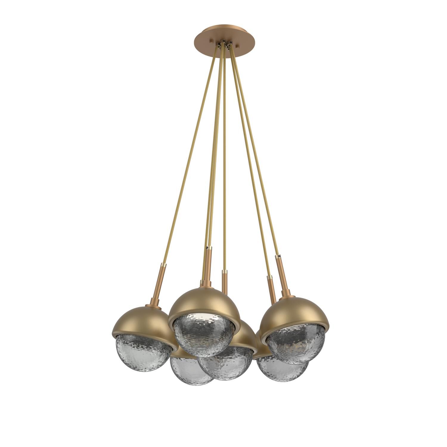 Shown in Novel Brass finish and Smoke glass and Gilded Brass accent