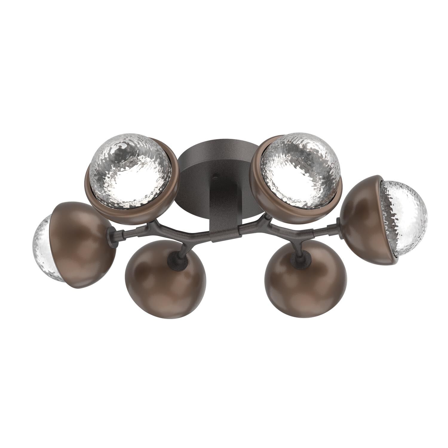 Shown in Graphite finish and Clear glass and Burnished Bronze accent
