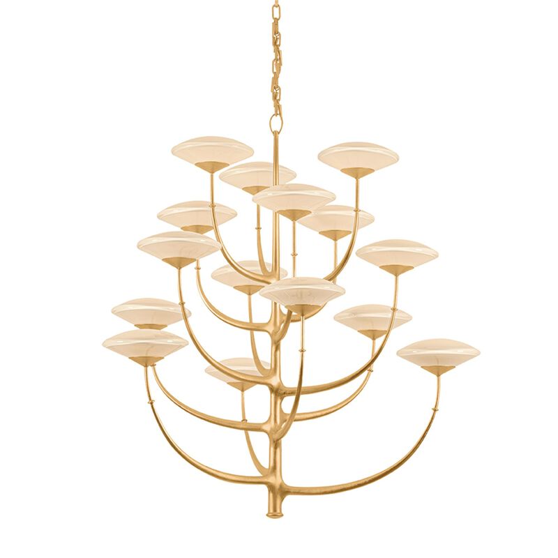 Noz Nozawa Pluro Large Chandelier by Corbett Lighting
