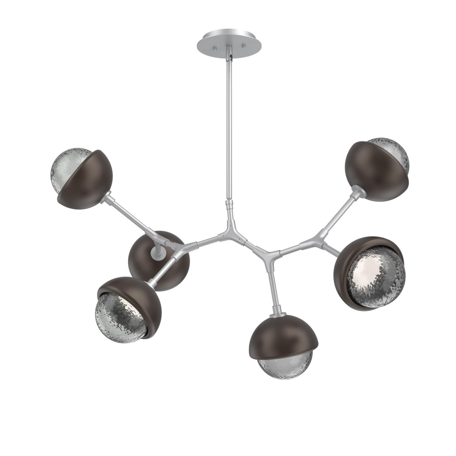 Shown in Classic Silver finish and Smoke glass and Flat Bronze accent