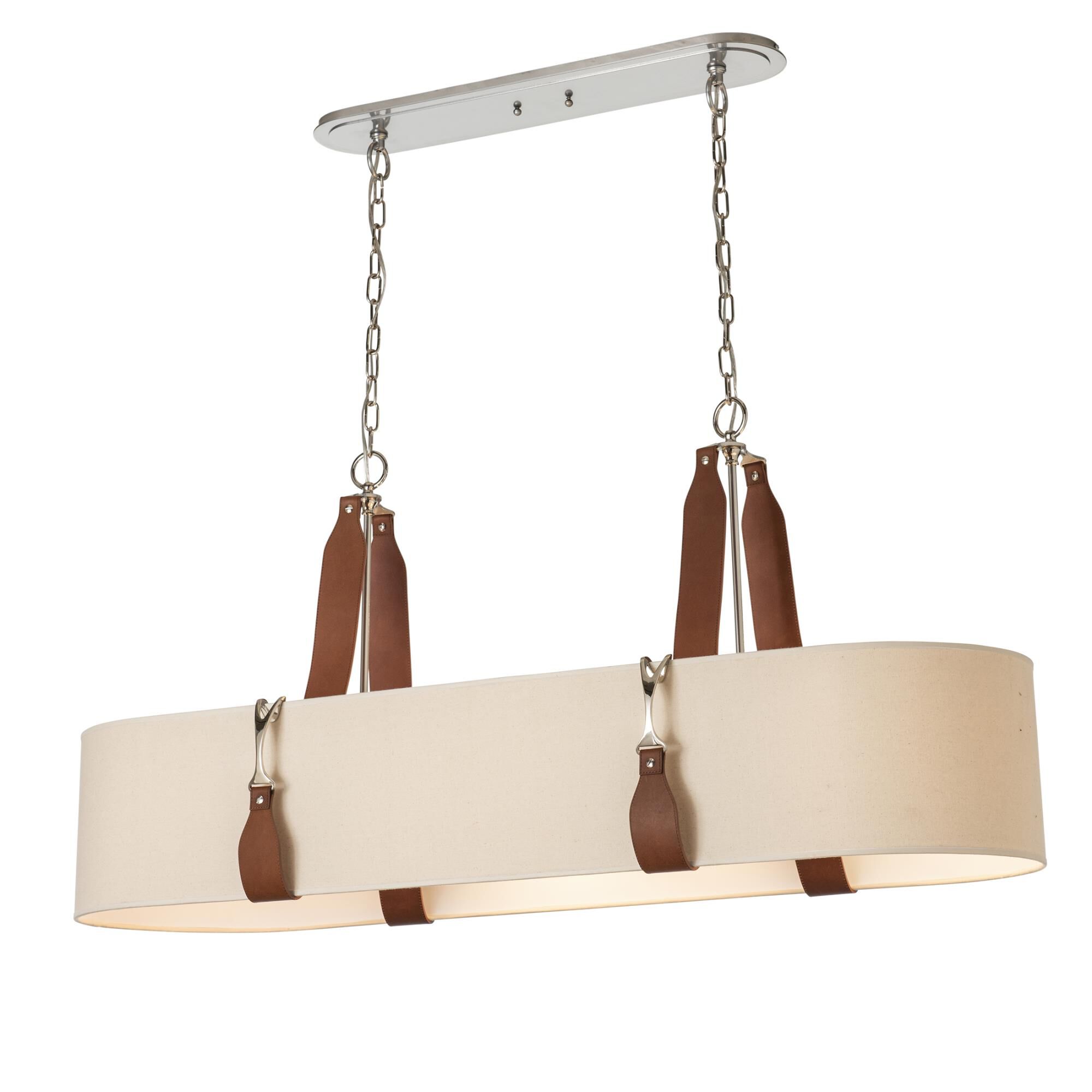 Saratoga 46 Inch 4 Light Linear Suspension Light by Hubbardton Forge