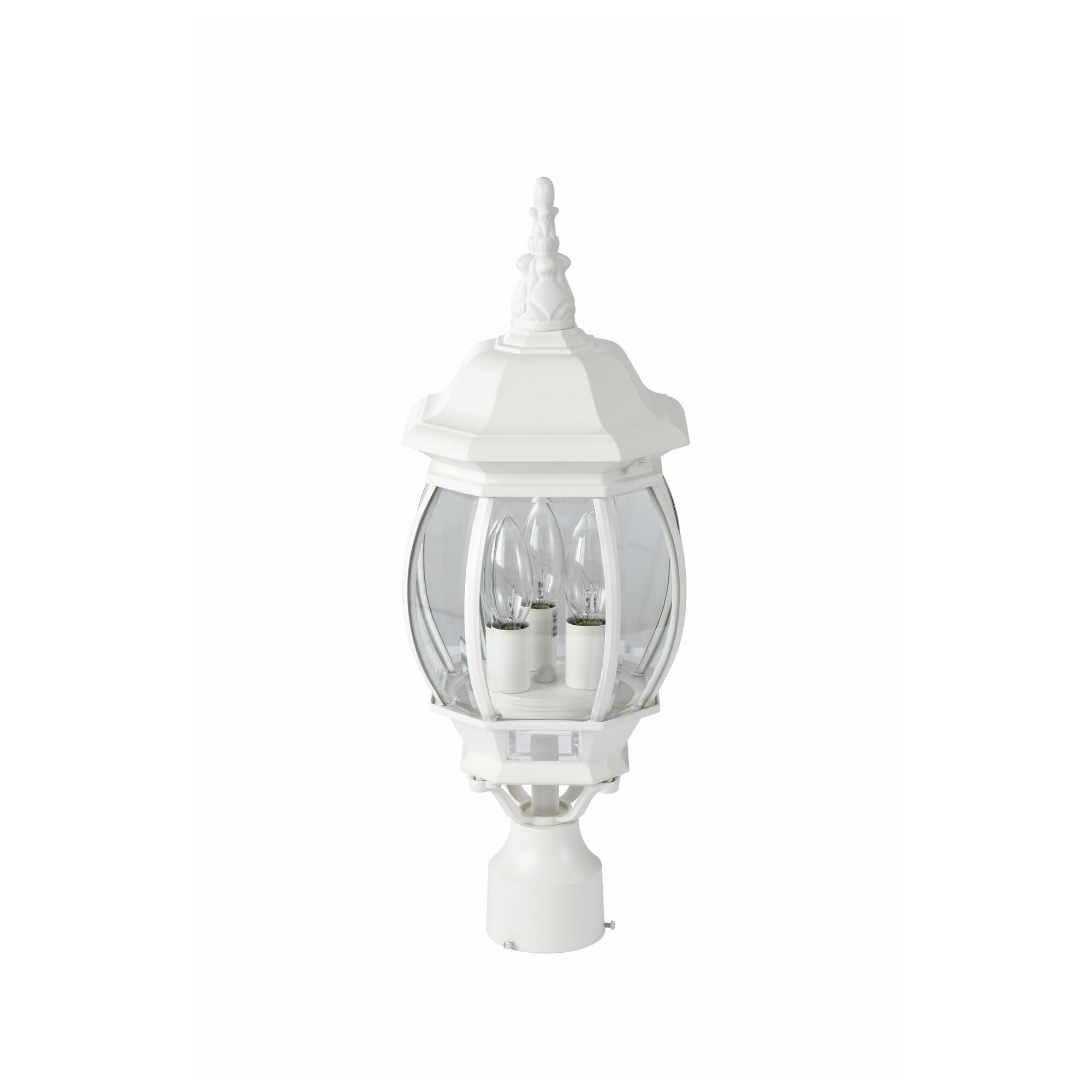 Central Park 21 Inch Tall 3 Light Outdoor Post Lamp by Nuvo Lighting