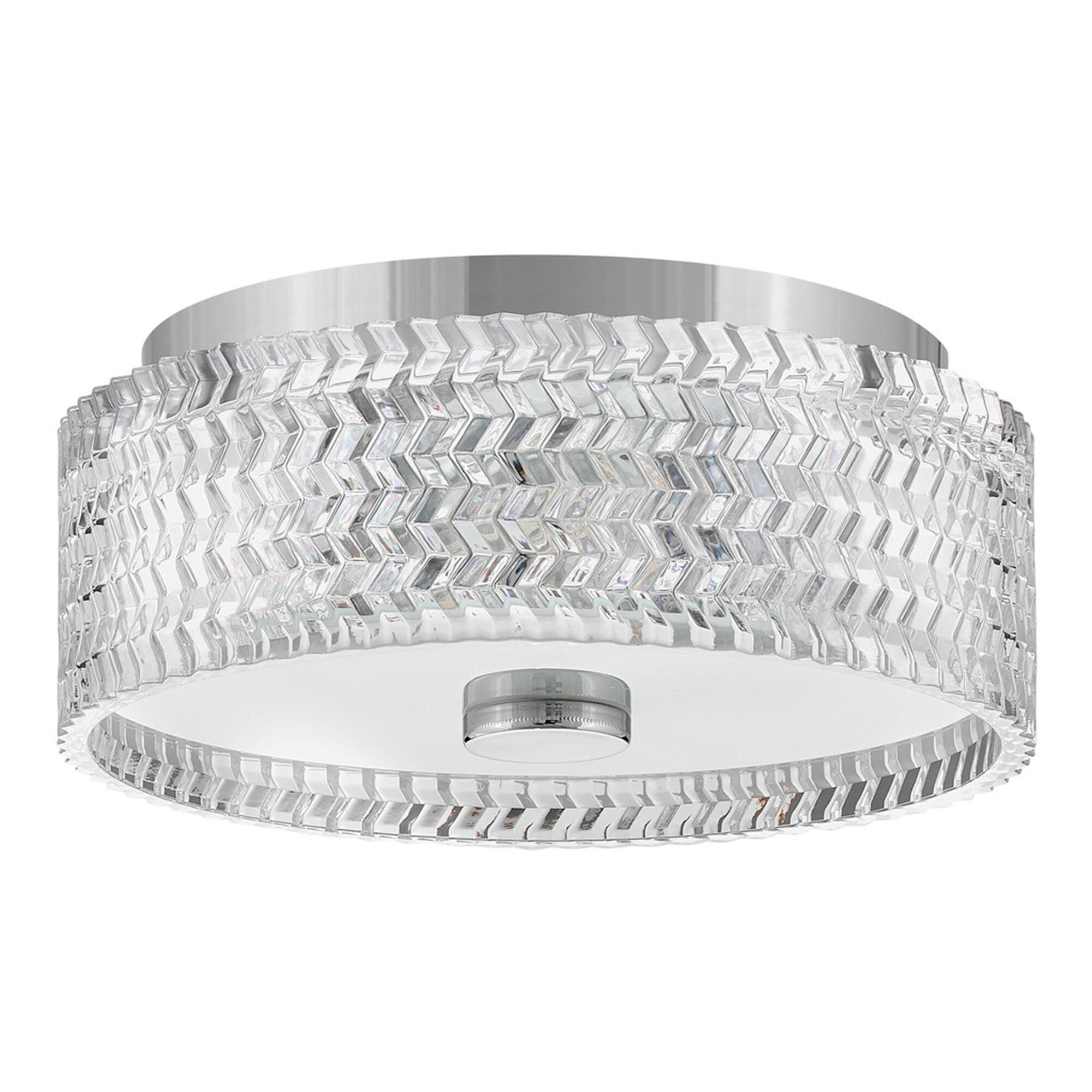 Elle 12 Inch 2 Light Flush Mount,