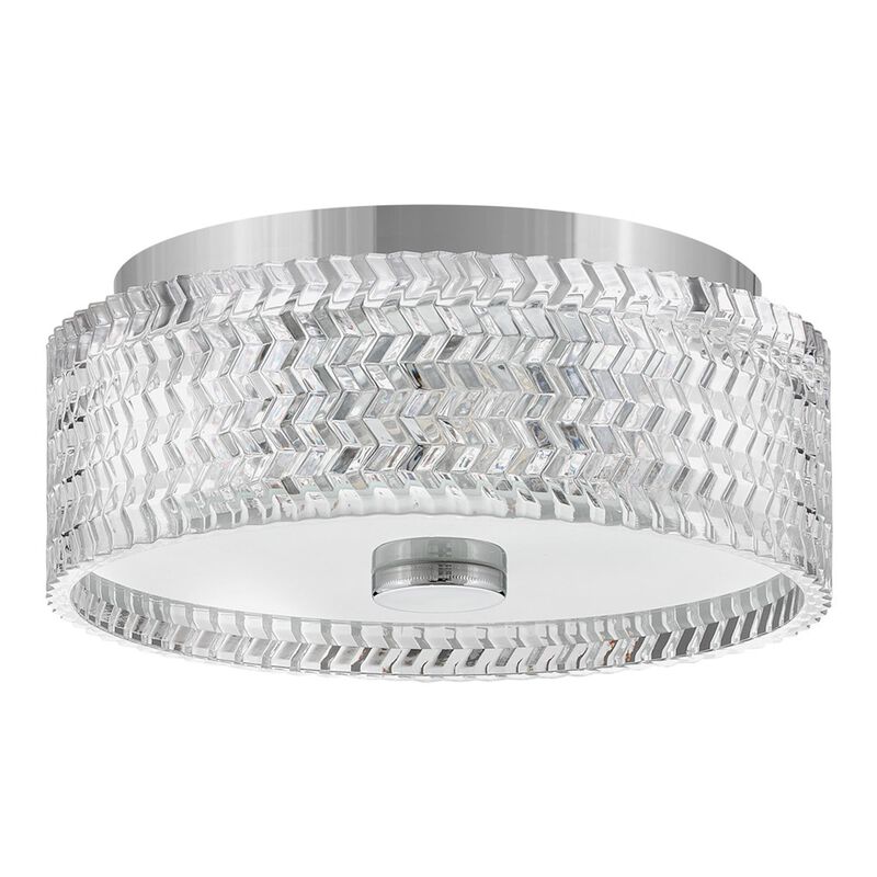 Elle 12 Inch 2 Light Flush Mount by Hinkley
