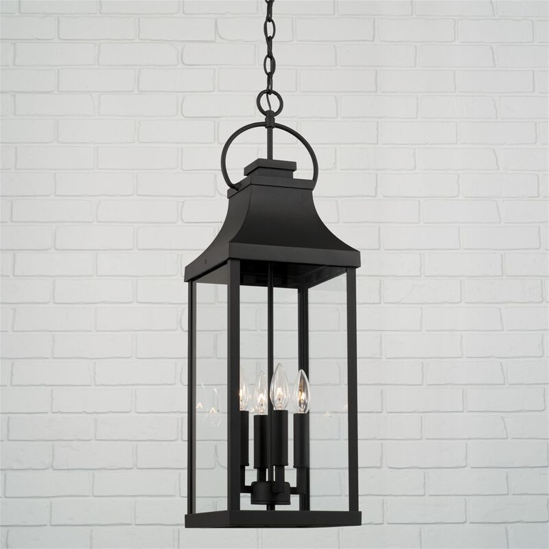 Bradford 29 Inch Tall 4 Light Outdoor Hanging Lantern by Capital Lighting Fixture Company