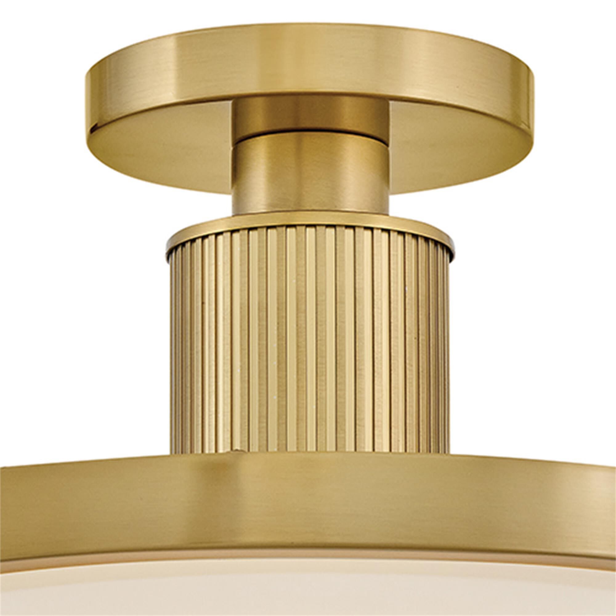 Kieran 14 Inch Semi Flush Mount,