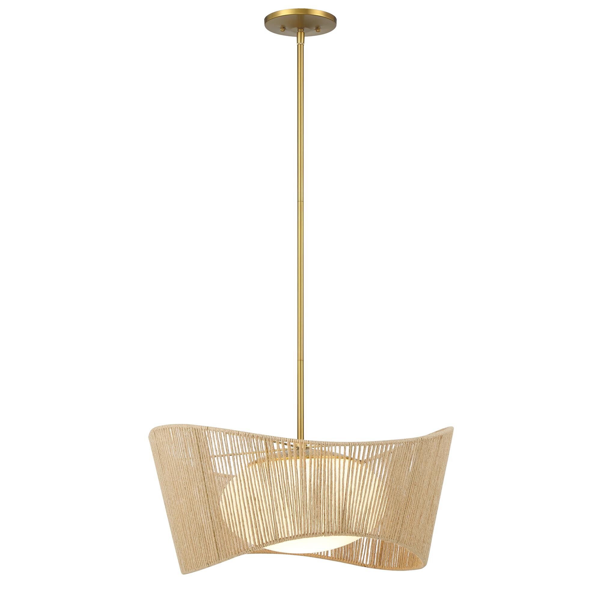 Shown in Soft Brass finish and Etched Opal glass