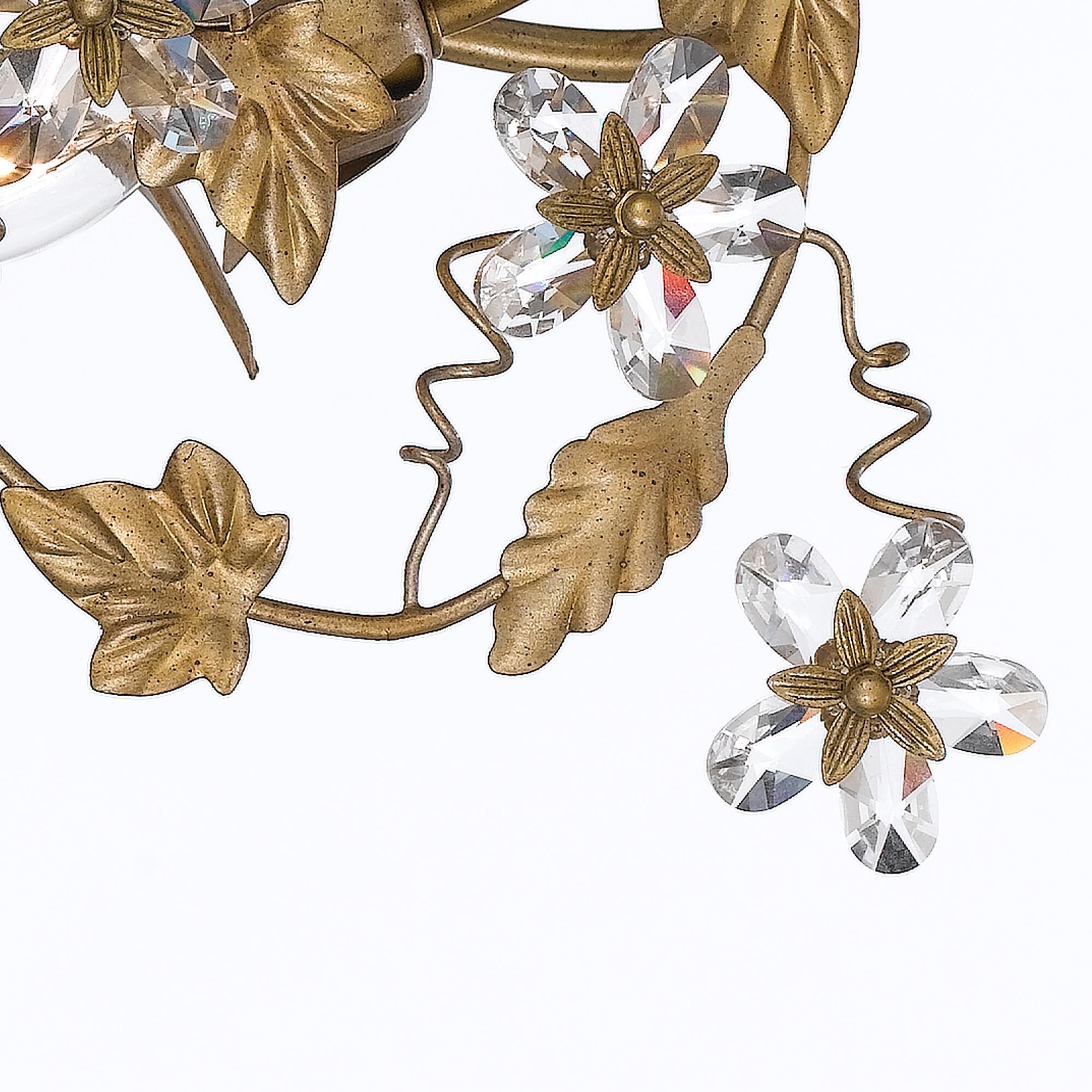 Paris Market 16 Inch 6 Light Semi Flush Mount by Crystorama