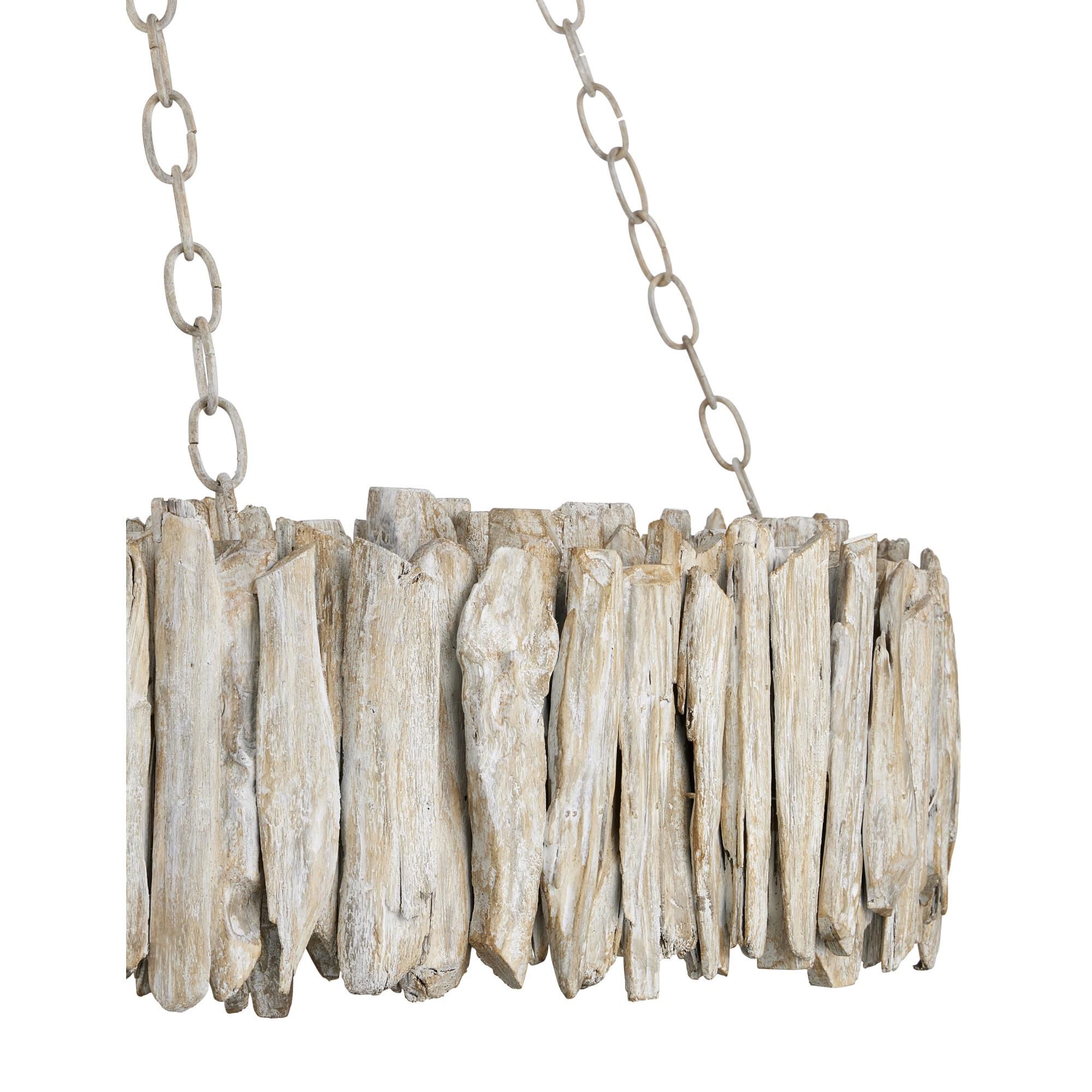 Driftwood 39 Inch Chandelier by Currey and Company