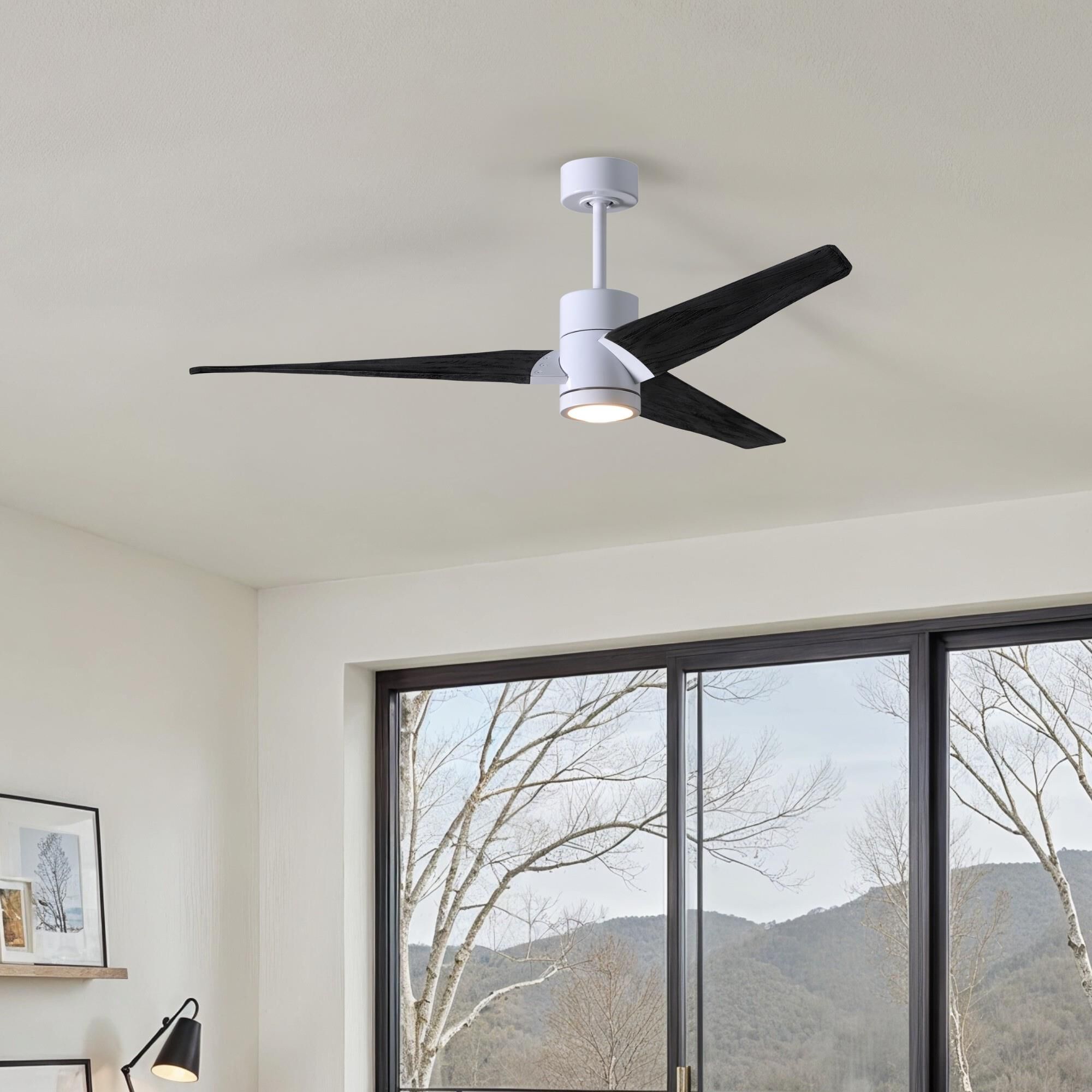 Super Janet 52 Inch Ceiling Fan with Light Kit by Matthews Fan Company