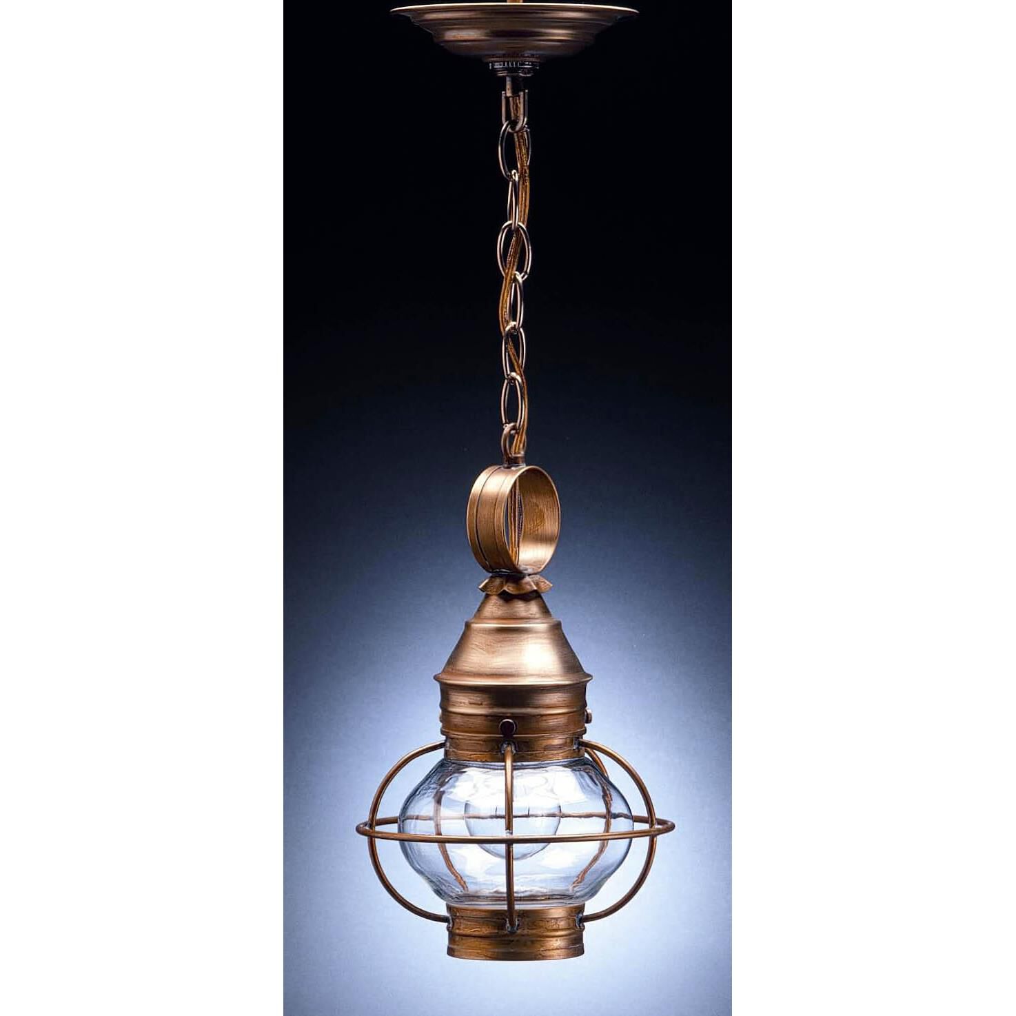 Onion 15 Inch Tall Outdoor Hanging Lantern by Northeast Lantern