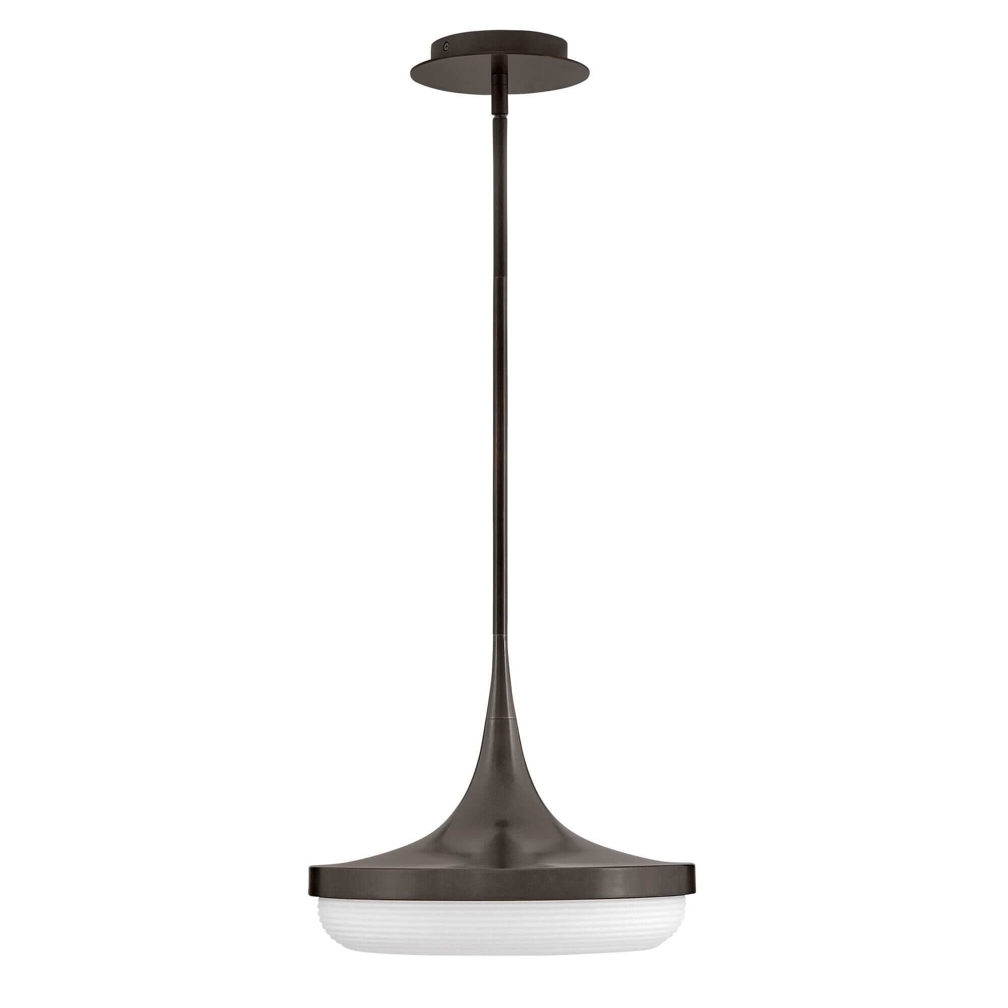 Shown in Black Oxide finish and Cased Opal glass