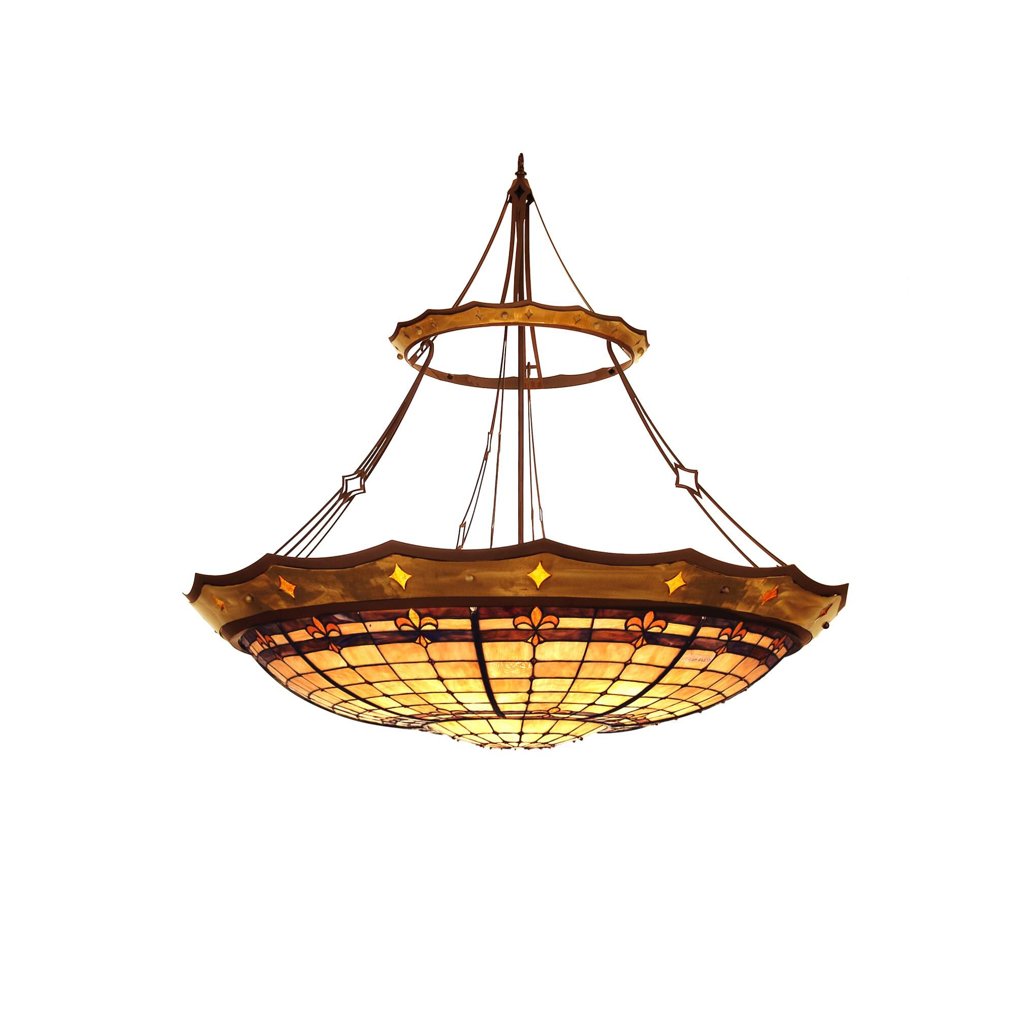 Fleur-De-Lis 57 Inch Large Pendant by Meyda Lighting