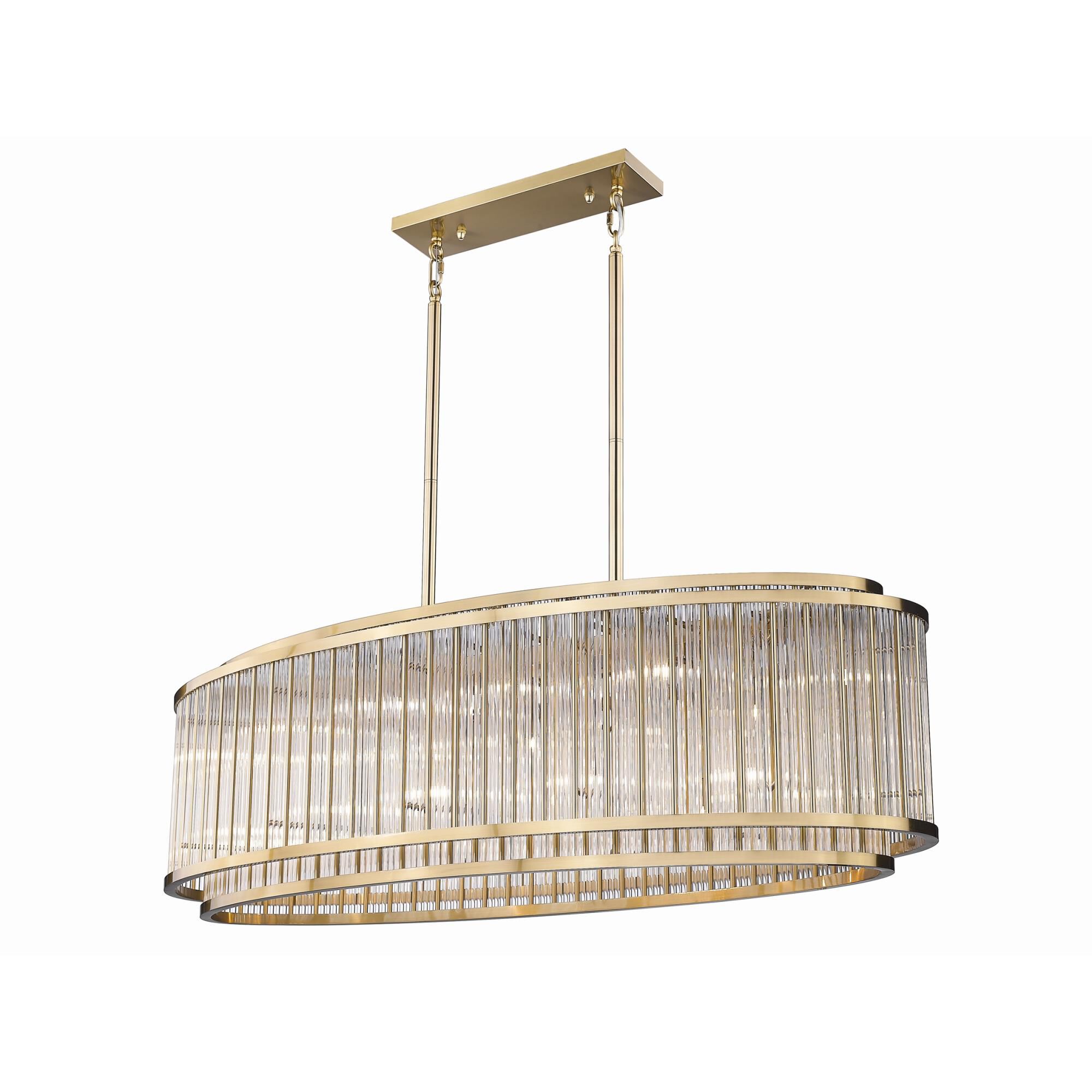 Waldorf 52 Inch 16 Light Linear Suspension Light by Avenue Lighting