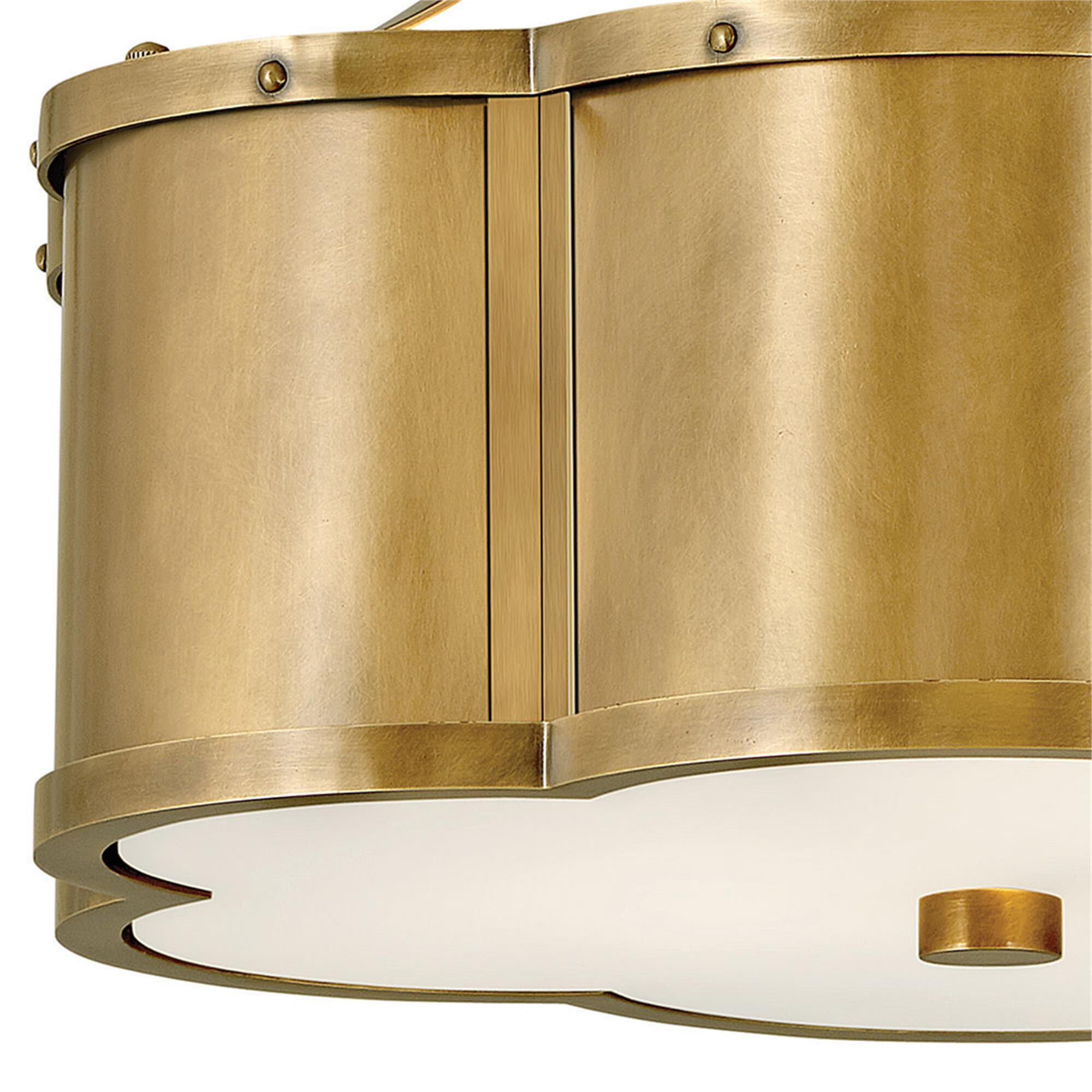 Chance 14 Inch 2 Light Semi Flush Mount,