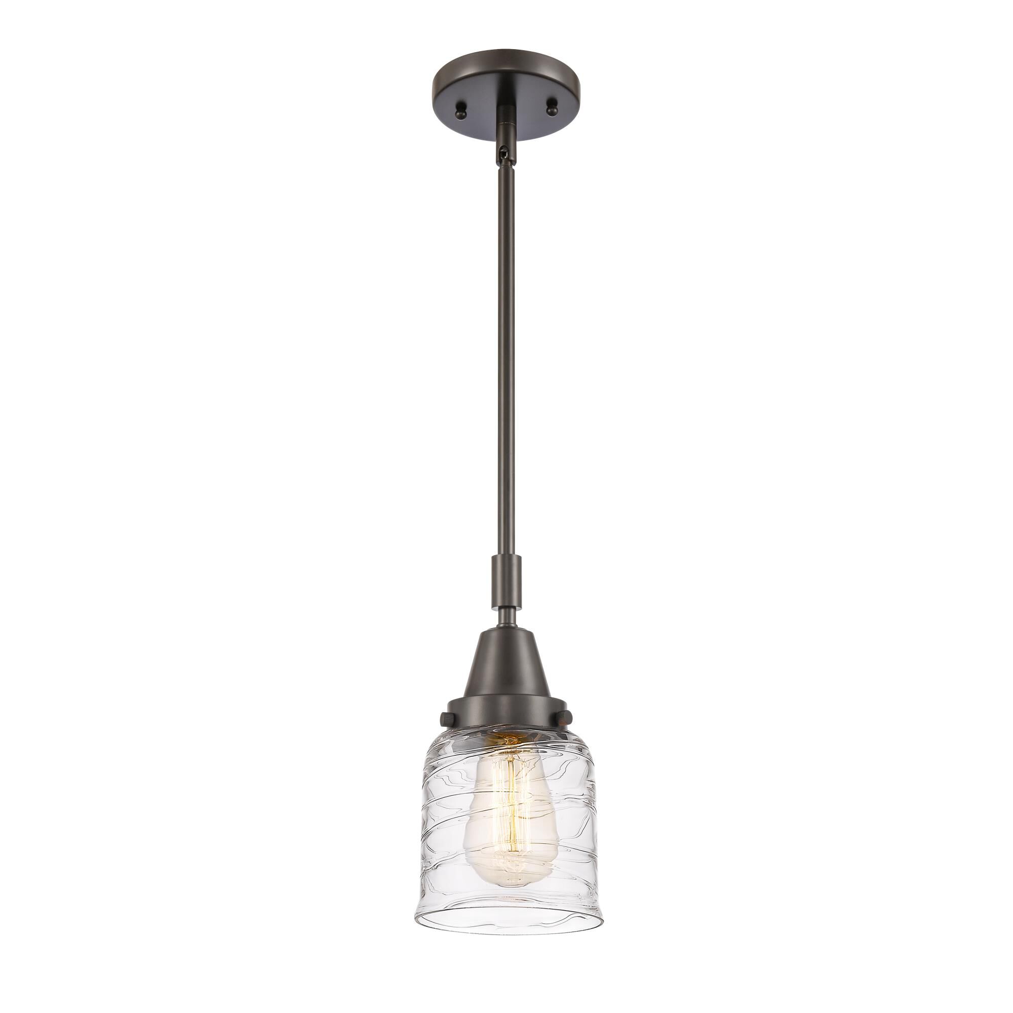 Shown in Oil Rubbed Bronze finish and Clear glass