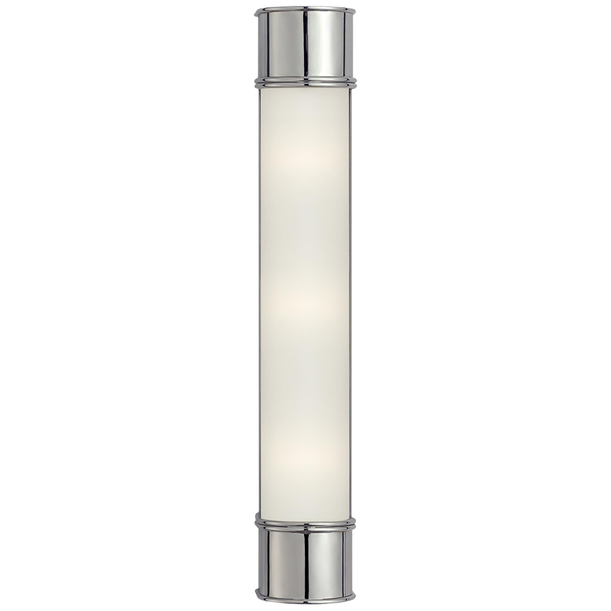 Shown in Chrome finish and Frosted glass