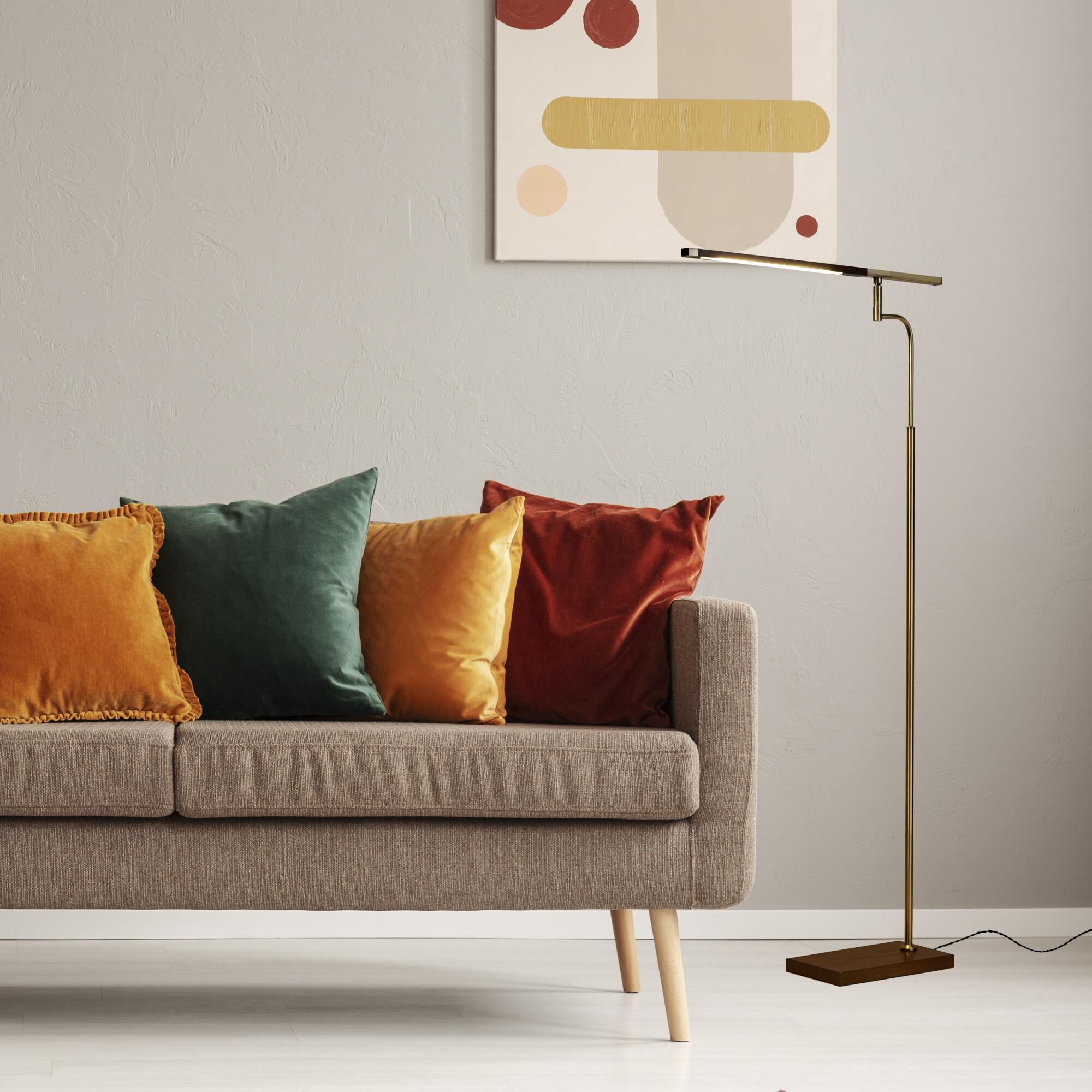 Barrett 62 Inch Reading Lamp by Adesso