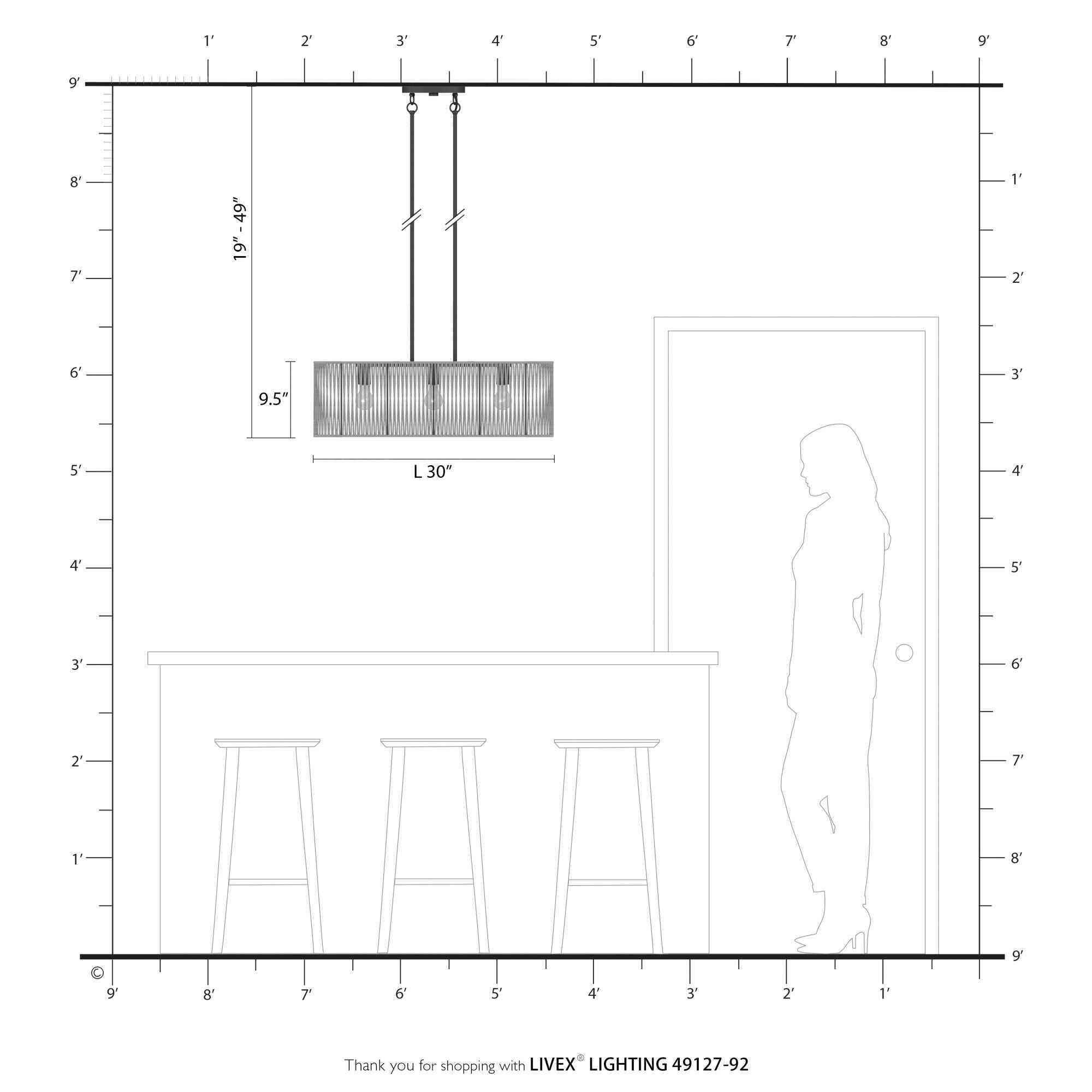 Shown in English Bronze finish and Hand-Woven Dark Chocolate Color Polyester Rope shade