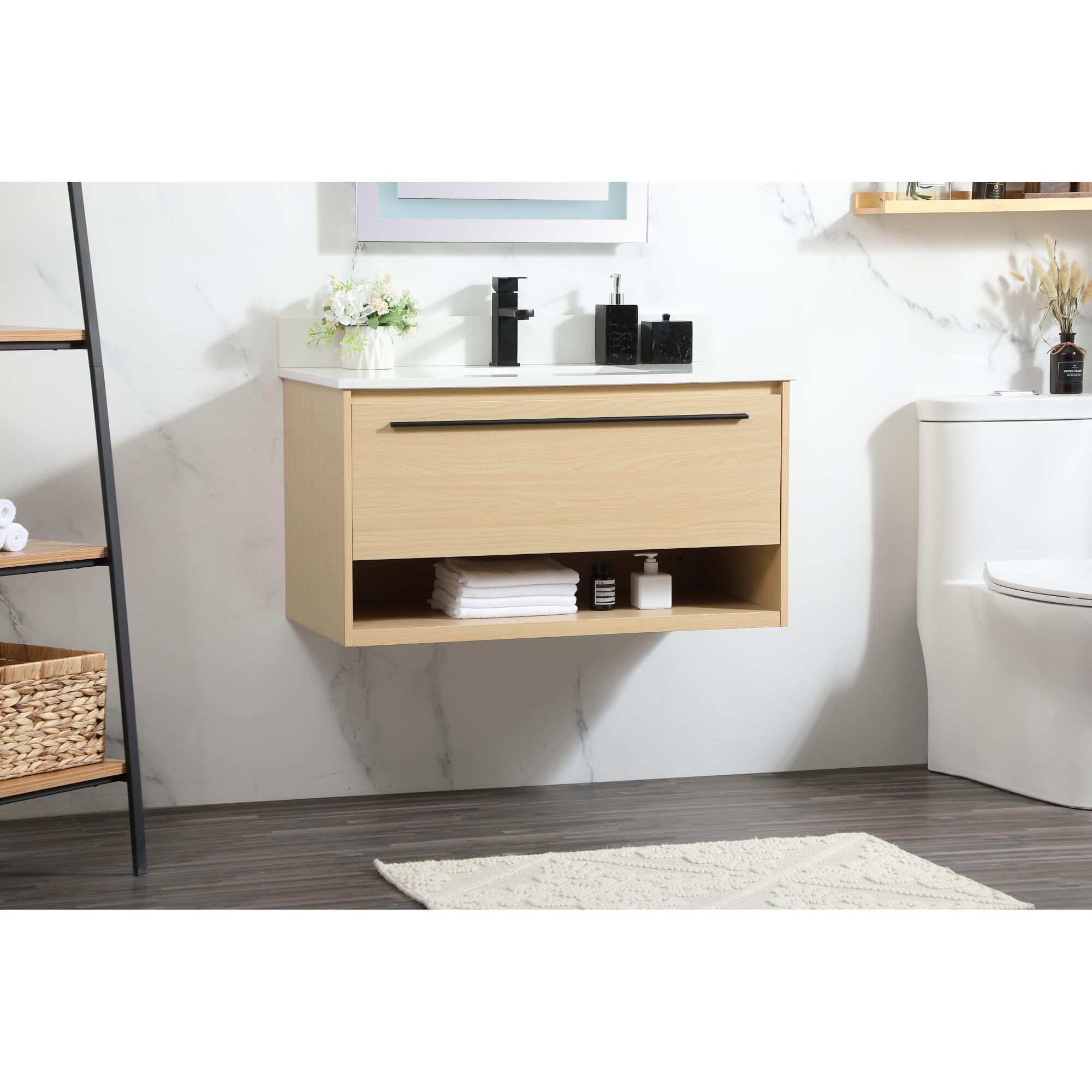 Shown in Maple finish